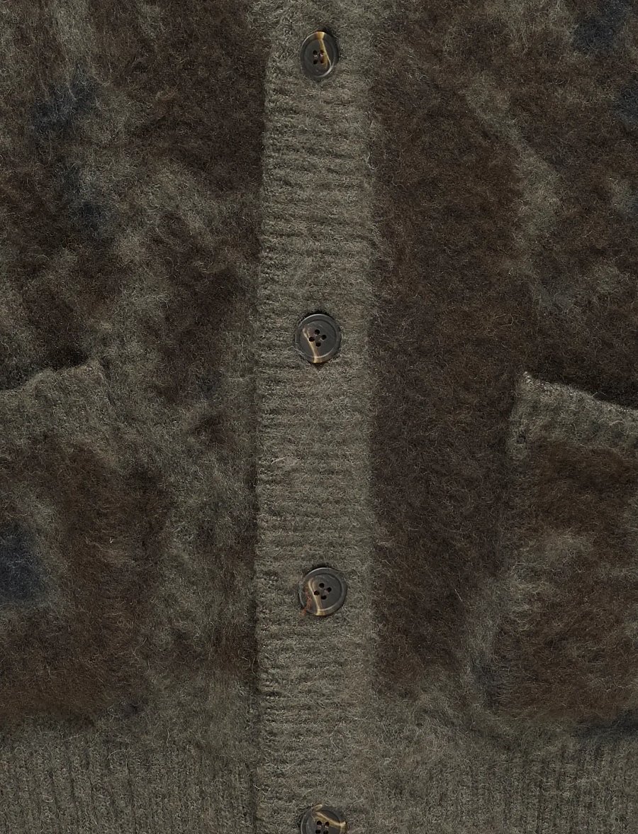 ONLY & SONS - ONSWILLIS LS DS JAQUARD CARDIGAN - strickjacken - beluga - 2