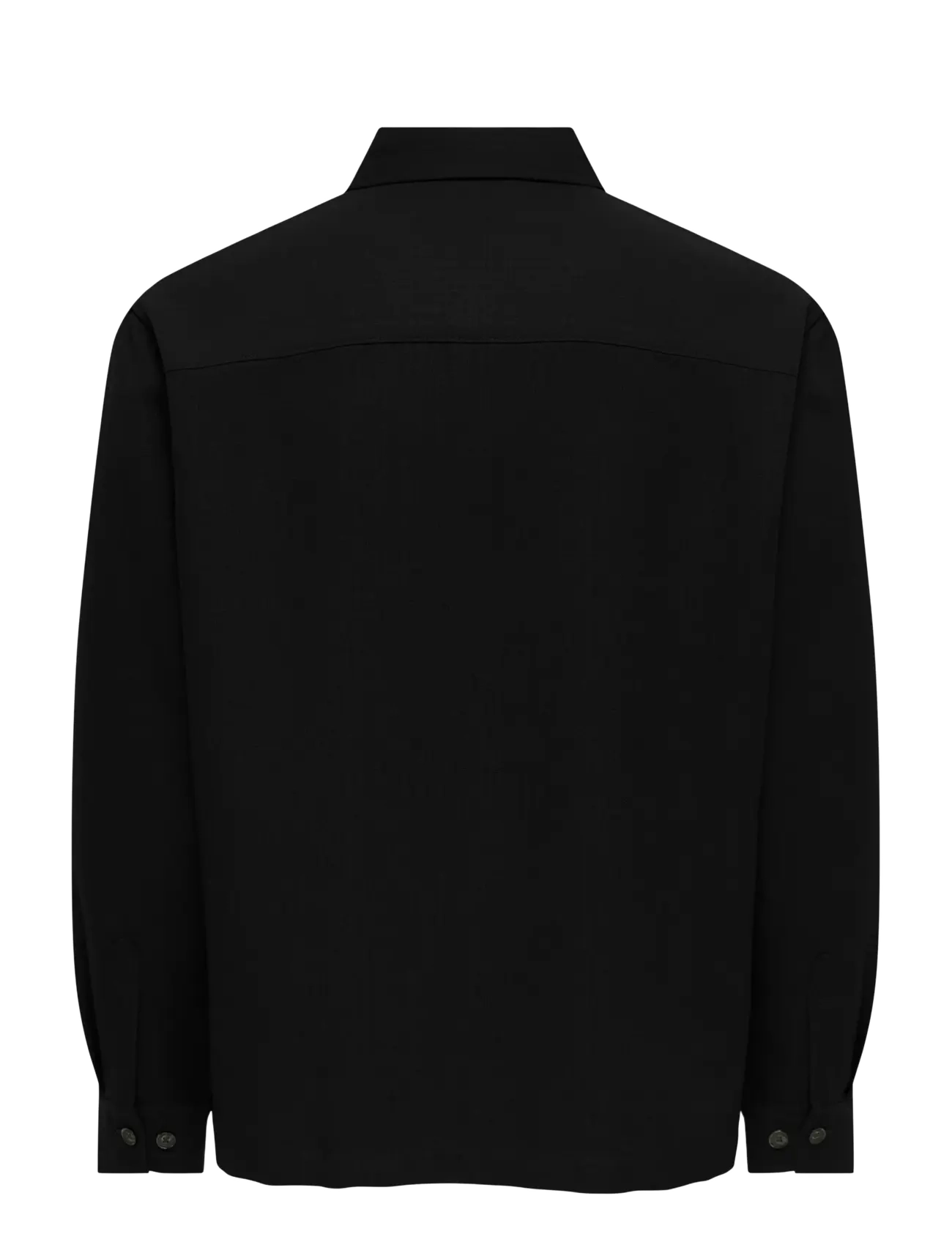 ONLY & SONS - ONSHANSI ARIO LS SHIRT RLX - casual skjortor - black - 1