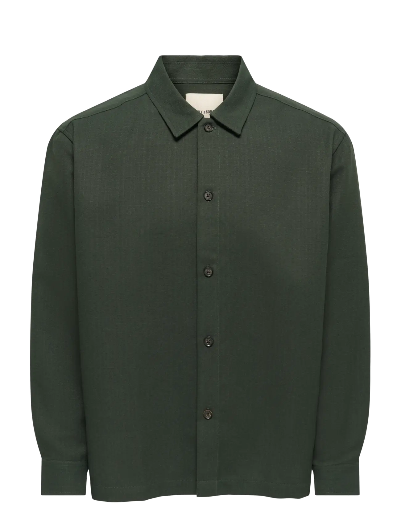 ONLY & SONS - ONSHANSI ARIO LS SHIRT RLX - forest night - 1