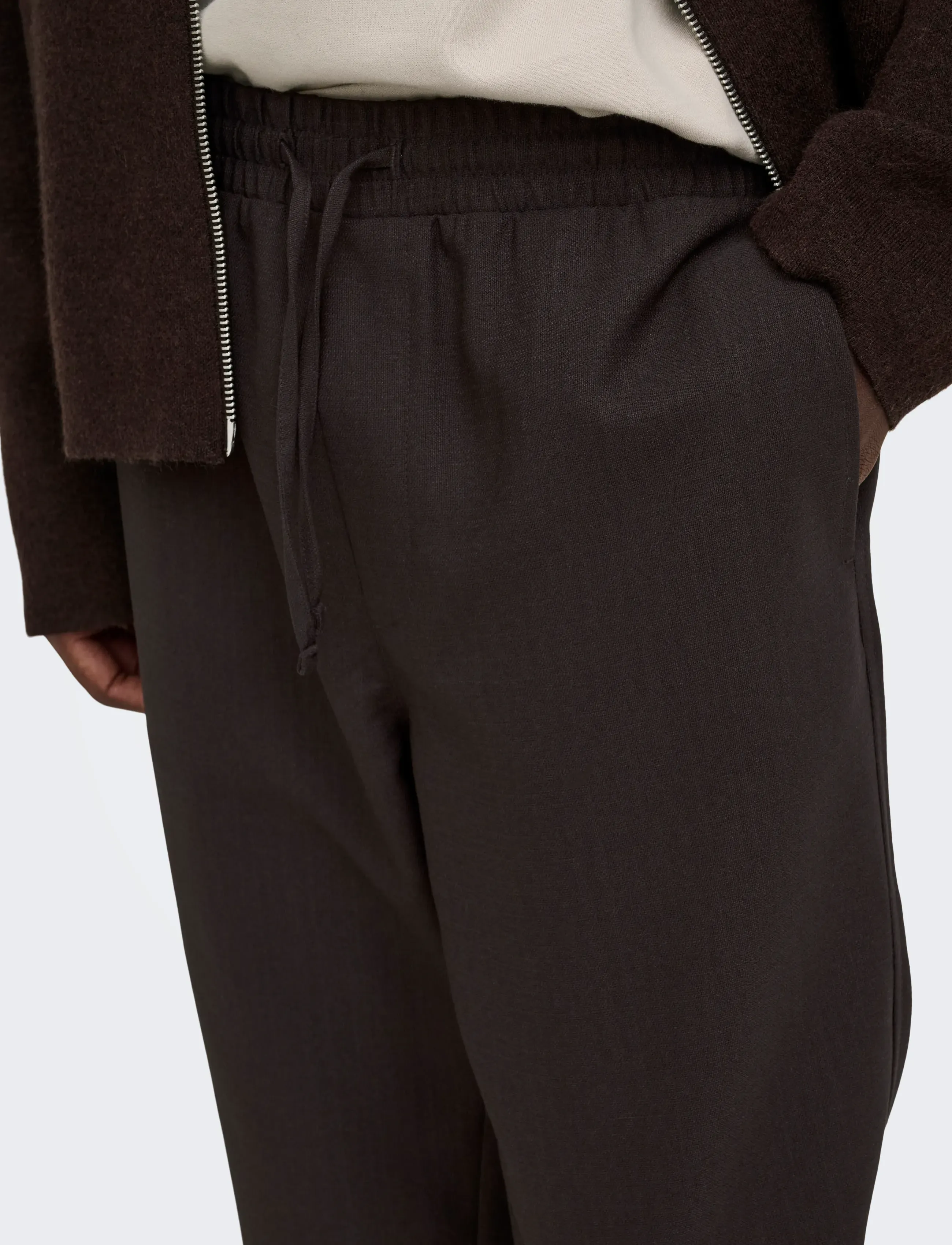 ONLY & SONS - ONSHANSI EDGE STRAIGHT PANT - kollektioner - coffee bean - 5