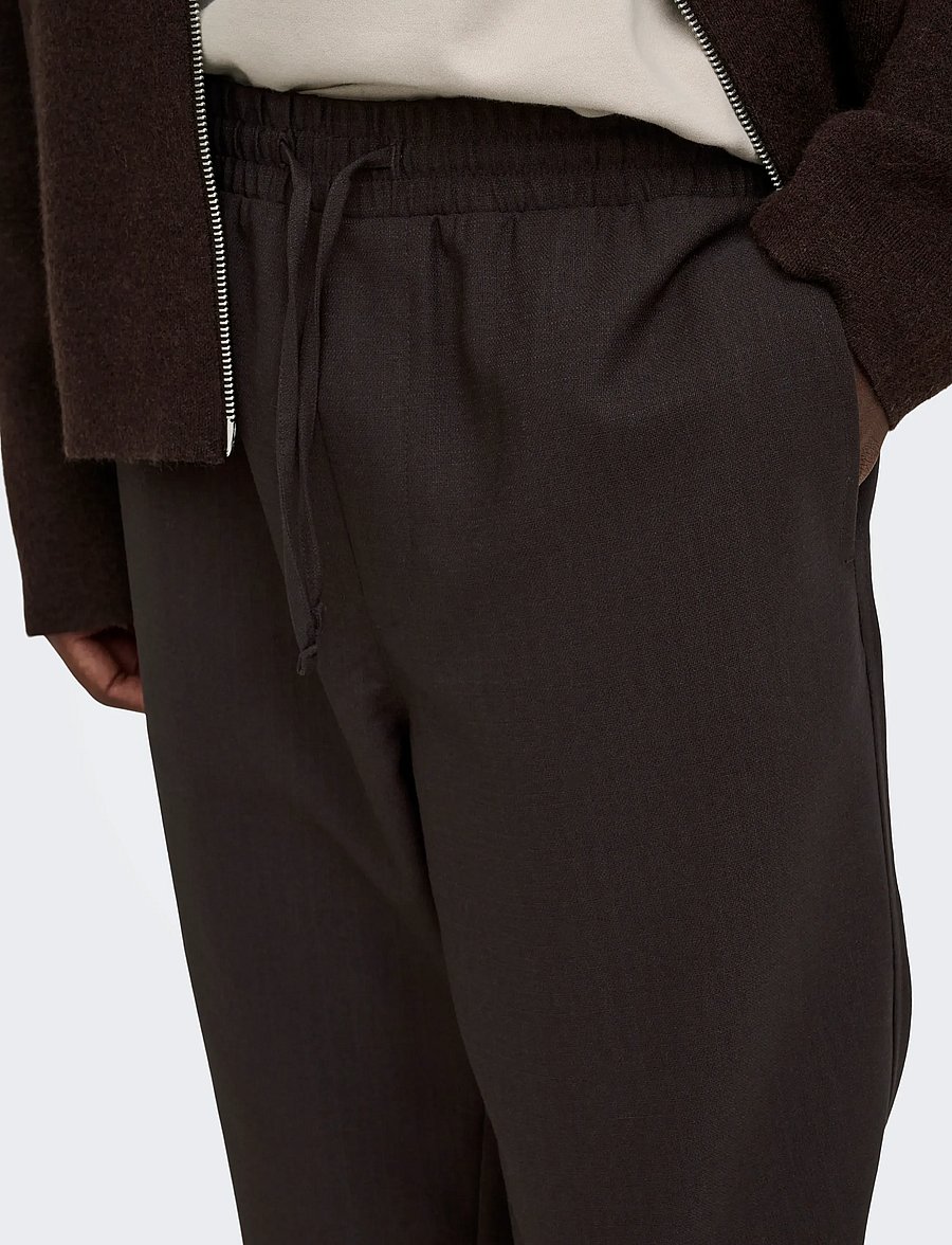 ONLY & SONS - ONSHANSI EDGE STRAIGHT PANT - kollektioner - coffee bean - 5