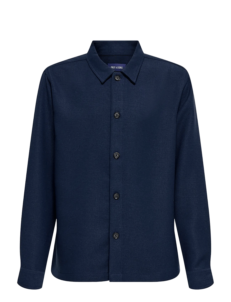ONLY & SONS - OSJHANSI LS SHIRT RXL - langärmlige hemden - sky captain - 0