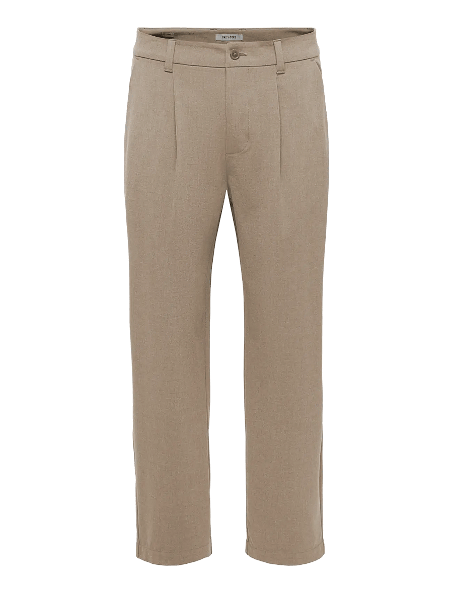 ONLY & SONS - ONSFADE LOOSE VENUS PANTS - freizeithosen - chinchilla - 0