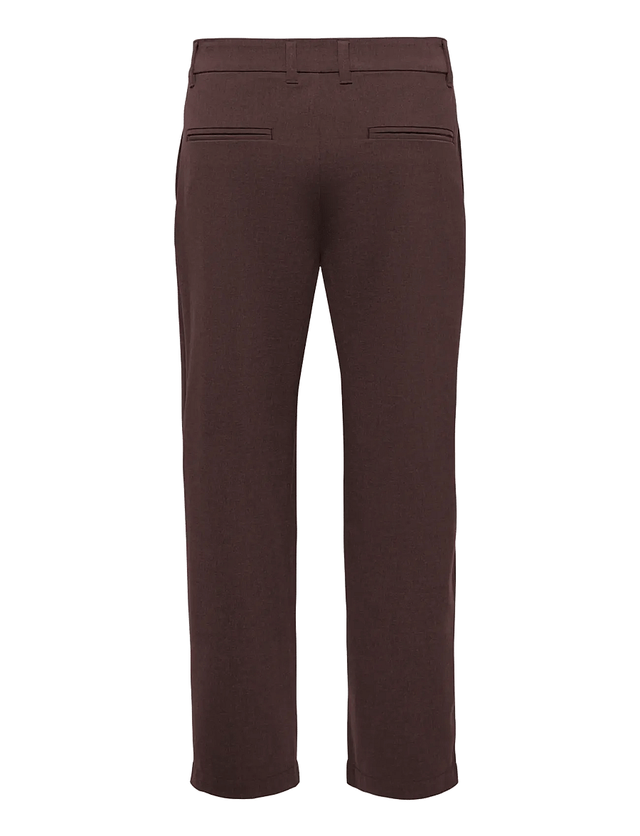 ONLY & SONS - ONSFADE LOOSE VENUS PANTS - freizeithosen - coffee bean - 1