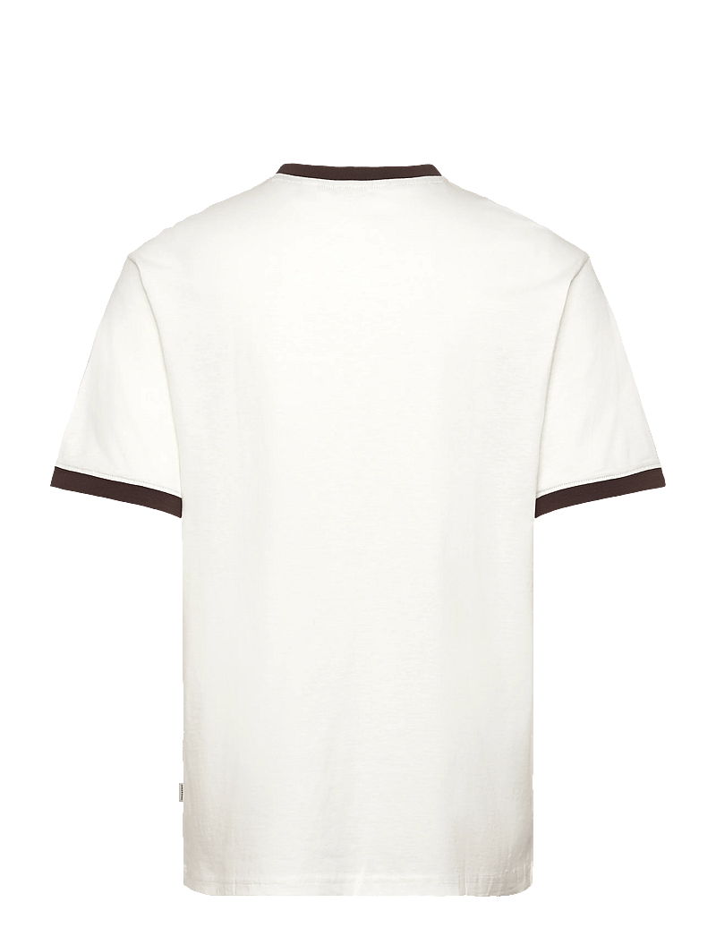 ONLY & SONS - ONSFRED LIFE RLX SS CONTRAST TEE - kortærmede t-shirts - cloud dancer - 1
