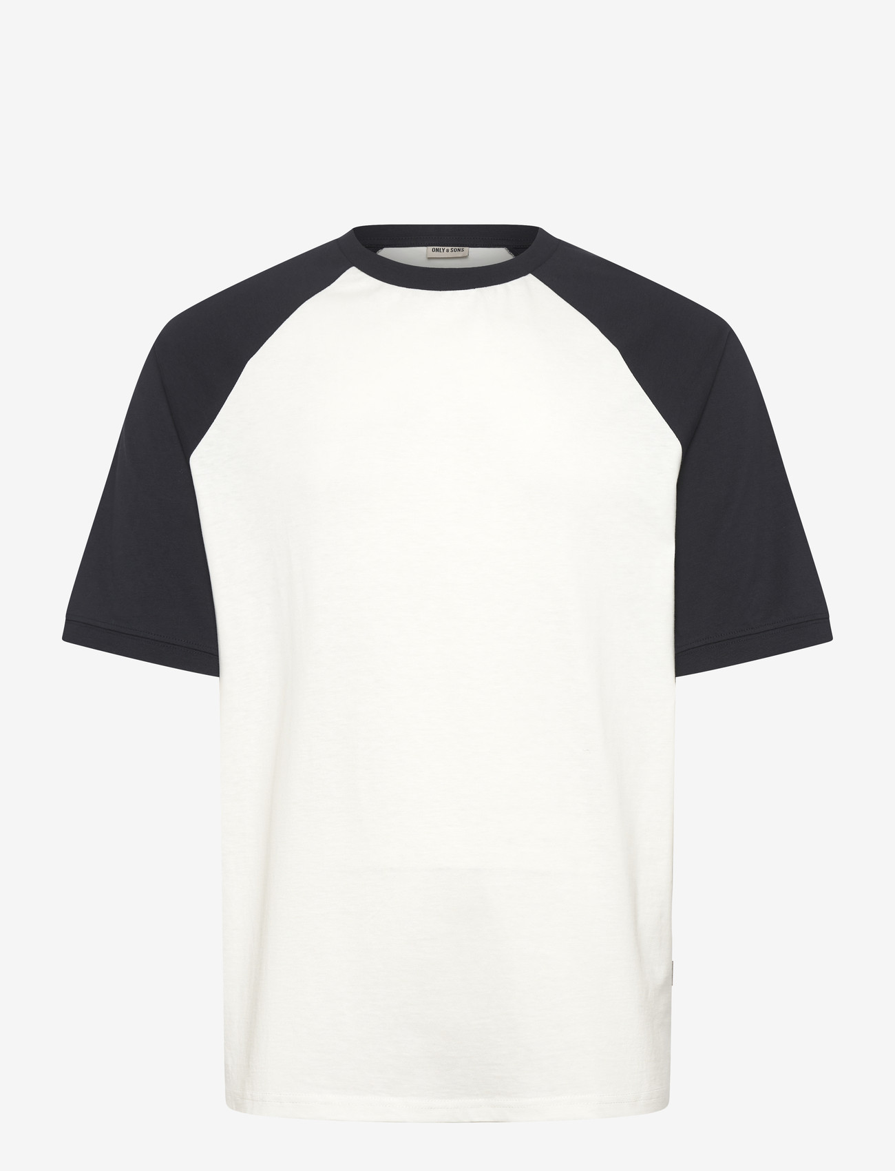 ONLY & SONS - ONSFRED LIFE RLX SS RAGLAN CB TEE - kortærmede t-shirts - cloud dancer - 0