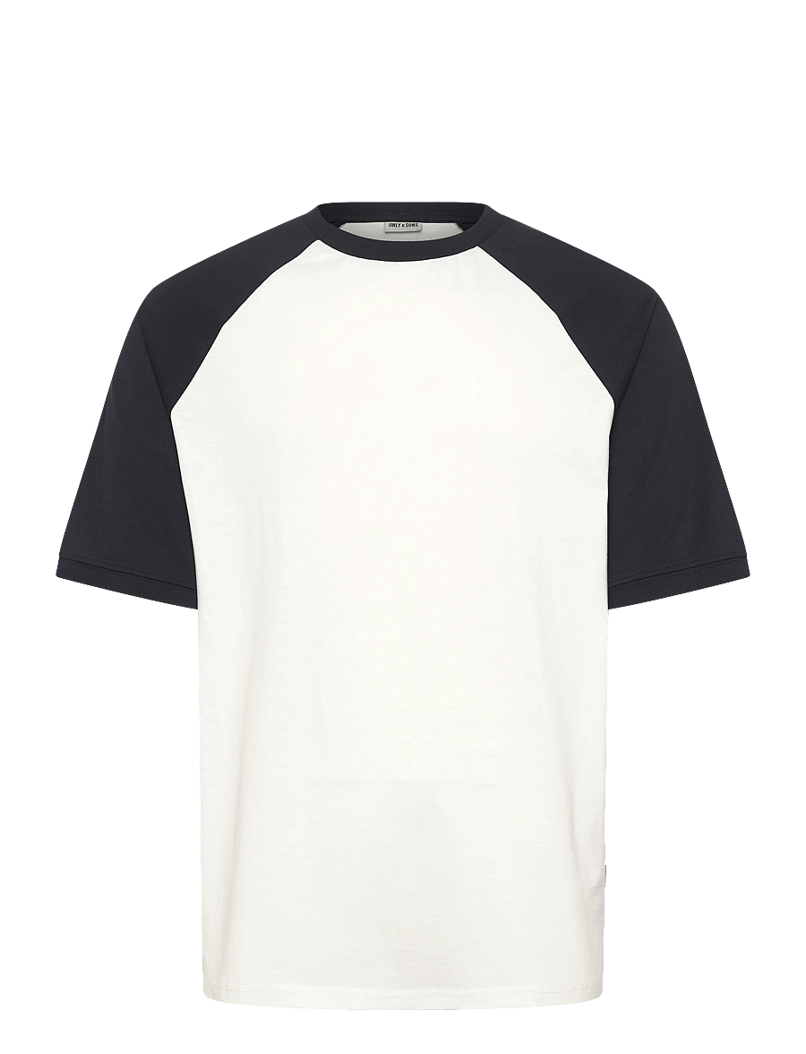 ONLY & SONS - ONSFRED LIFE RLX SS RAGLAN CB TEE - kurzärmelig - cloud dancer - 0