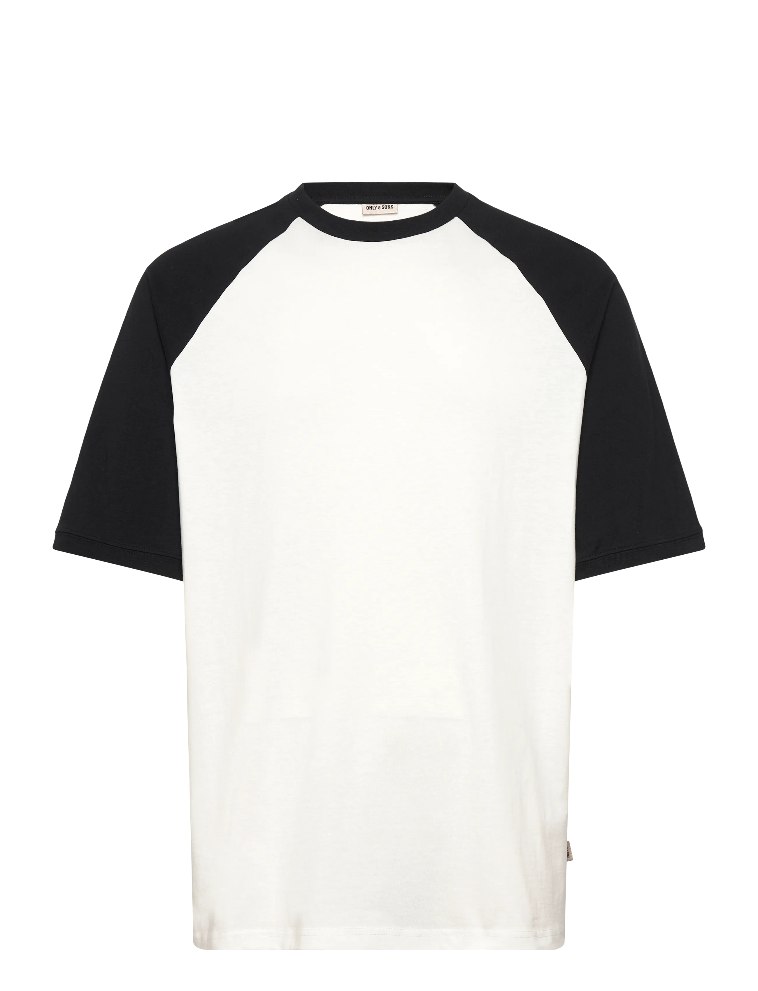 ONLY & SONS Onsfred Life Rlx Ss Raglan Cb Tee, S, T-shirts, Schwarz - Short-sleeved, Männerswear