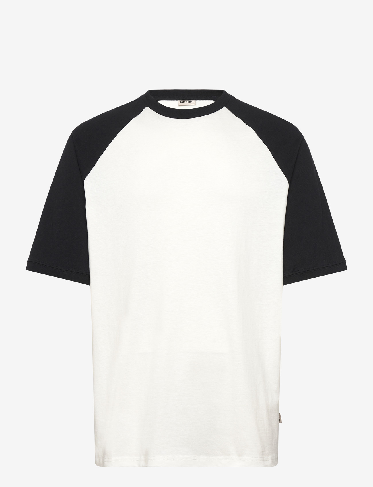 ONLY & SONS - ONSFRED LIFE RLX SS RAGLAN CB TEE - kortærmede t-shirts - cloud dancer - 0