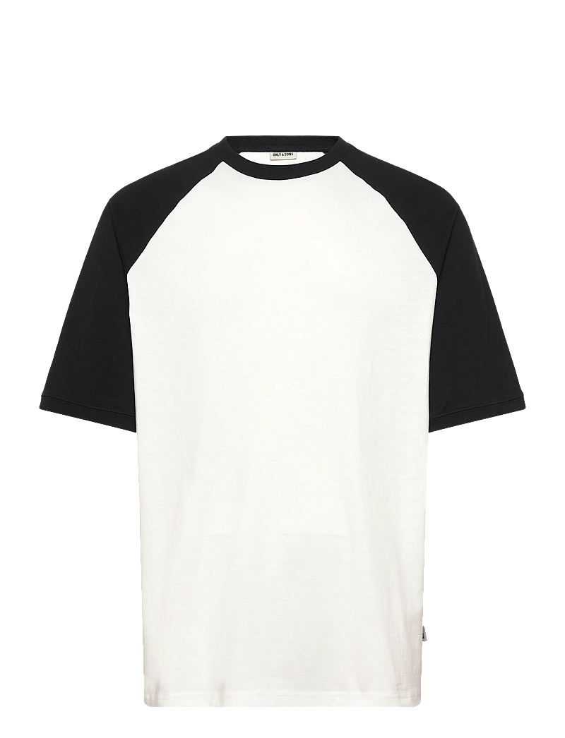 ONLY & SONS - ONSFRED LIFE RLX SS RAGLAN CB TEE - kurzärmelig - cloud dancer - 0