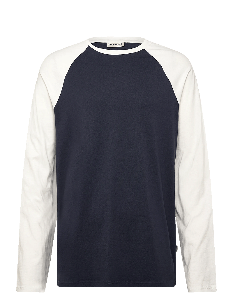 ONLY & SONS - ONSFRED LIFE RLX LS RAGLAN CB TEE - langärmelig - blue nights - 0