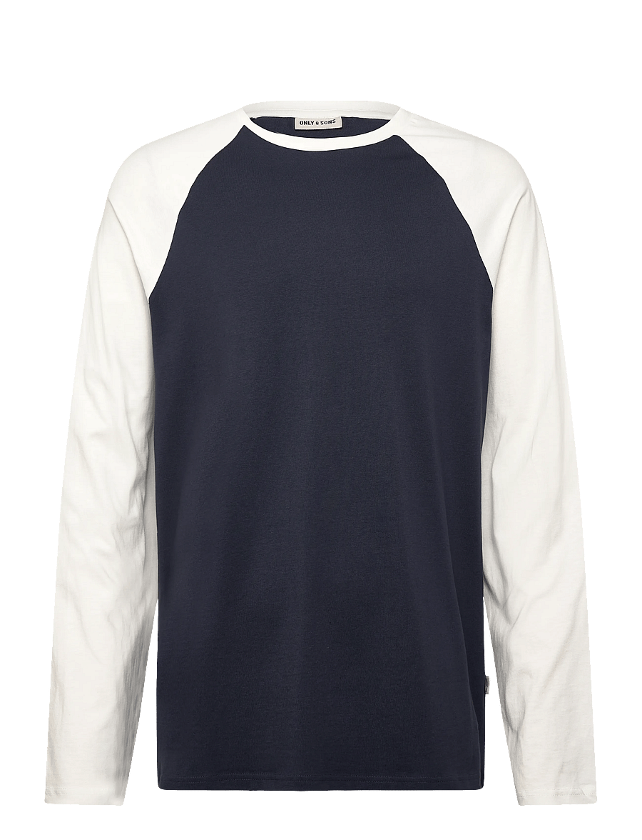 ONLY & SONS - ONSFRED LIFE RLX LS RAGLAN CB TEE - langärmelig - blue nights - 0