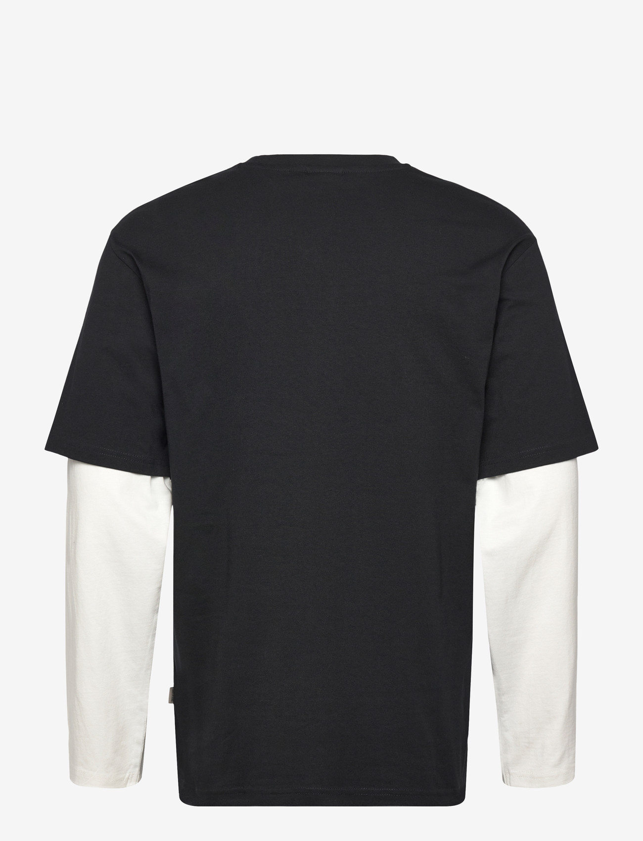ONLY & SONS - ONSFRED LIFE RLX SS DOUBLE SLEEVE TEE - langærmede t-shirts - jet black - 1