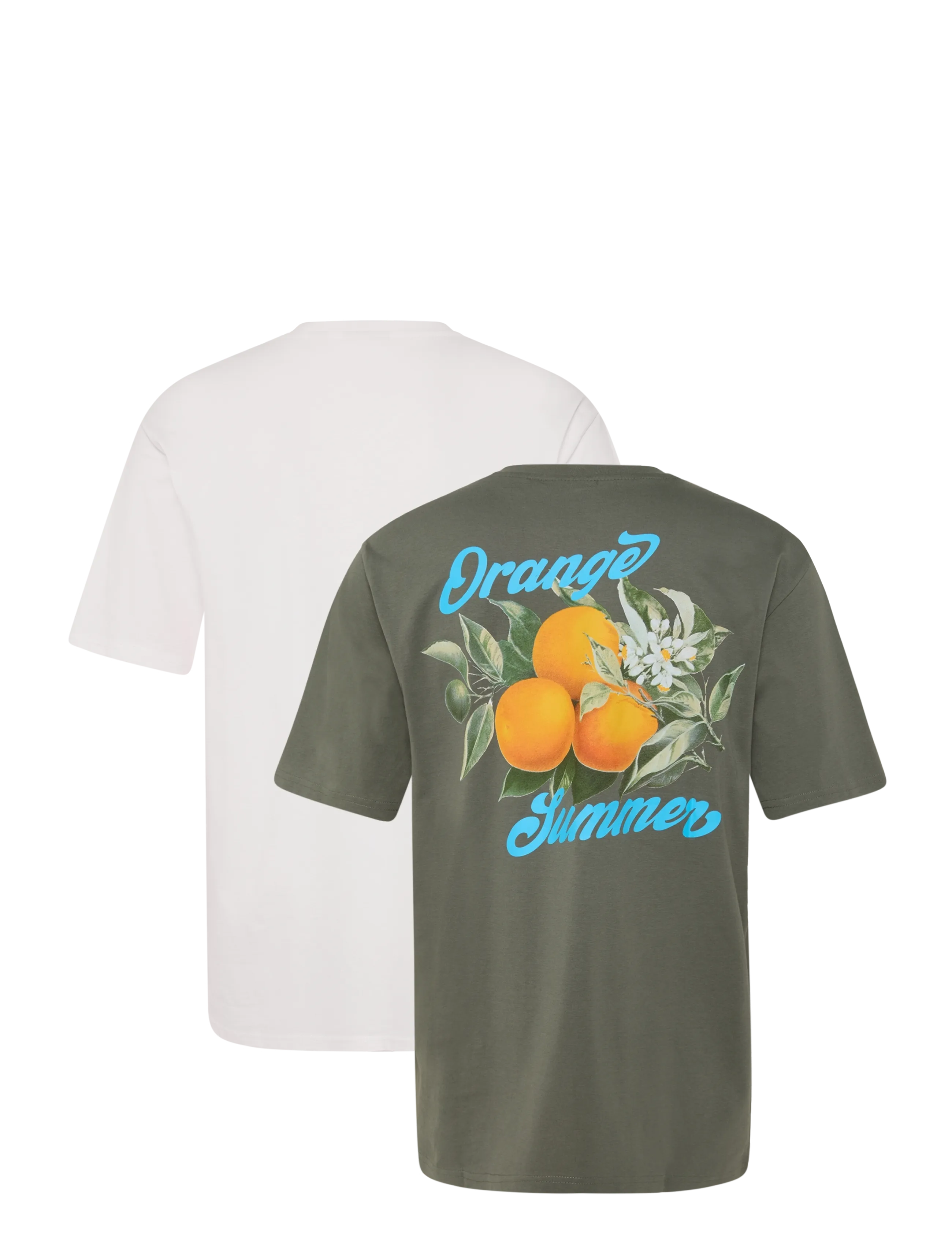 ONLY & SONS - ONSFRED LIFE RLX MIX TEE 2-PACK - kurzärmelig - castor gray - 1