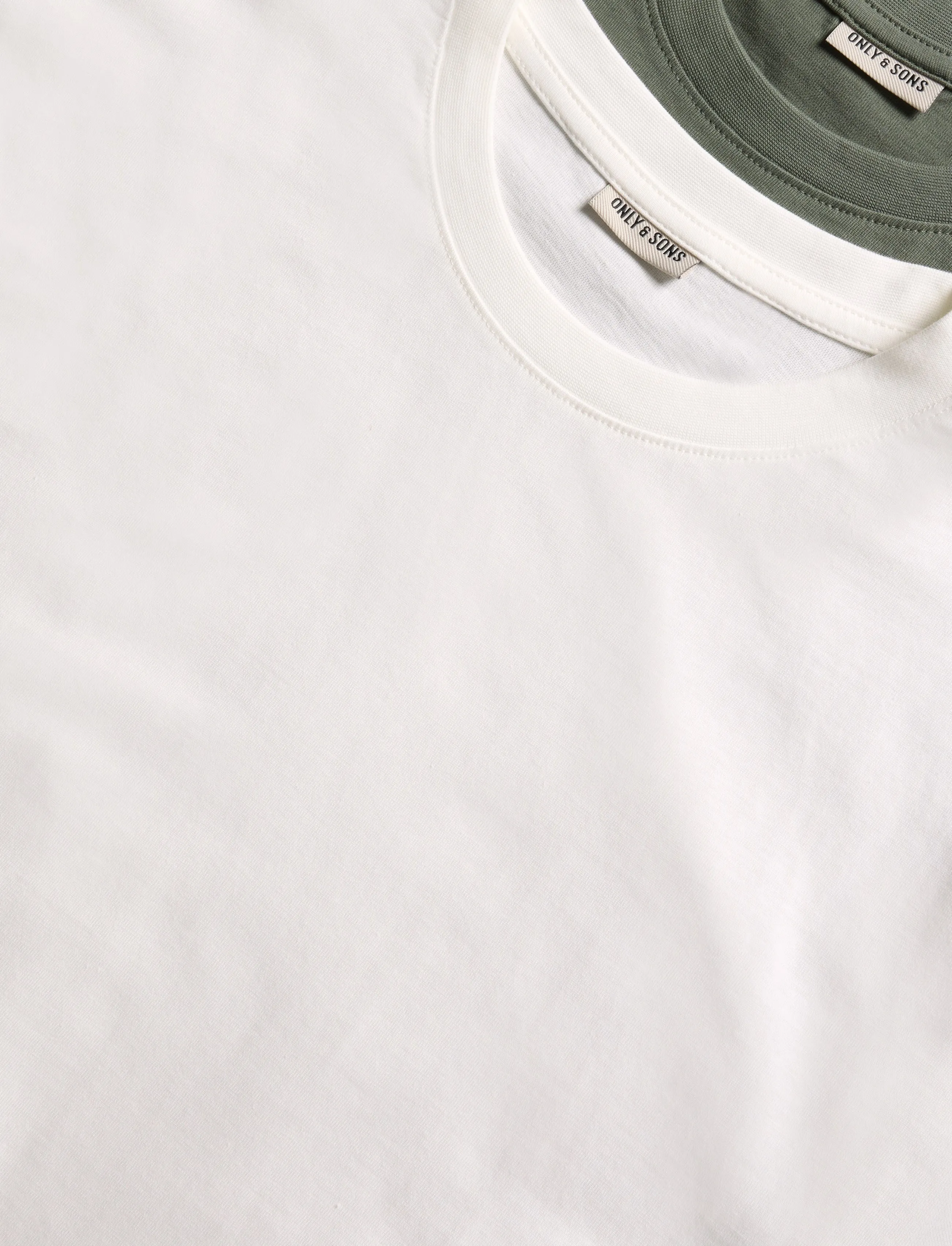 ONLY & SONS - ONSFRED LIFE RLX MIX TEE 2-PACK - kurzärmelig - castor gray - 2