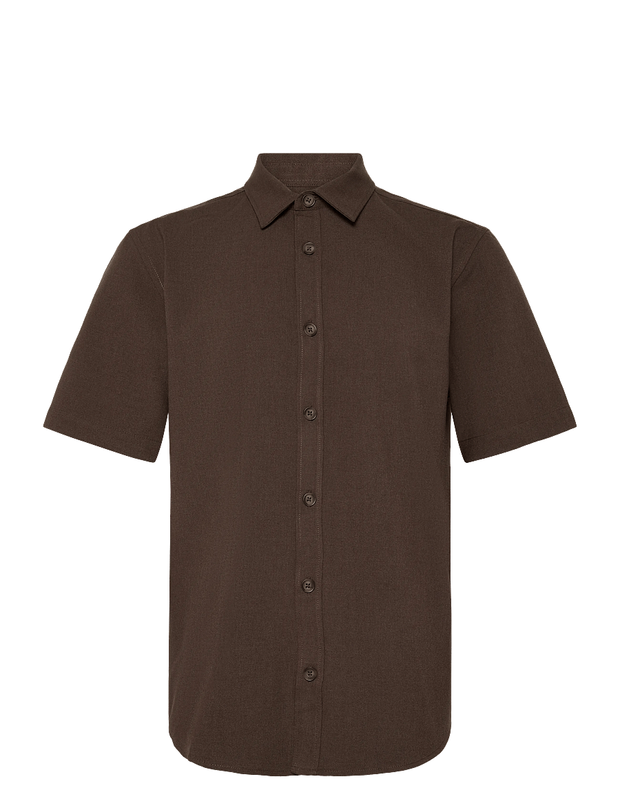ONLY & SONS - ONSVENUS SS SHIRT RLX - coffee bean - 0