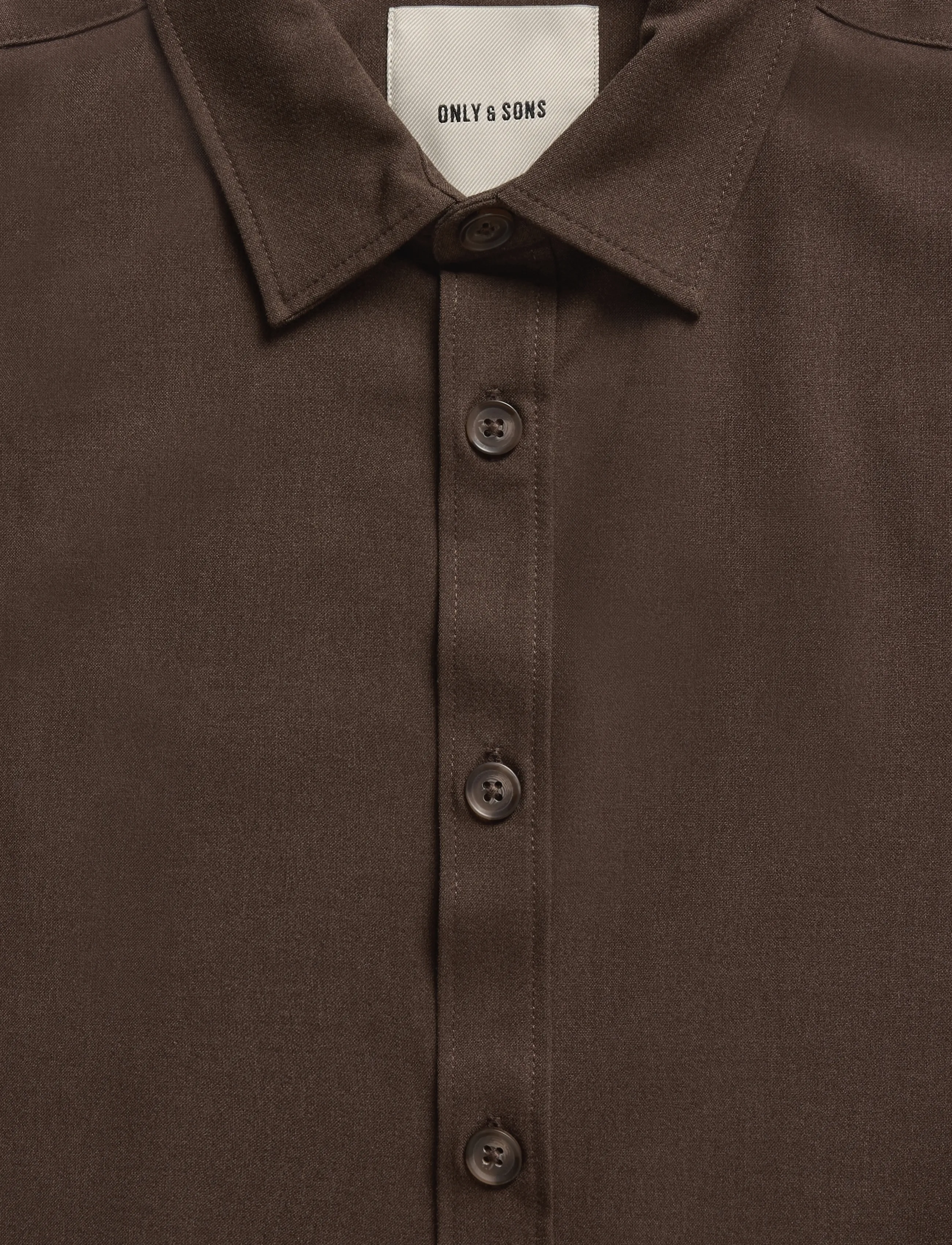 ONLY & SONS - ONSVENUS SS SHIRT RLX - coffee bean - 2