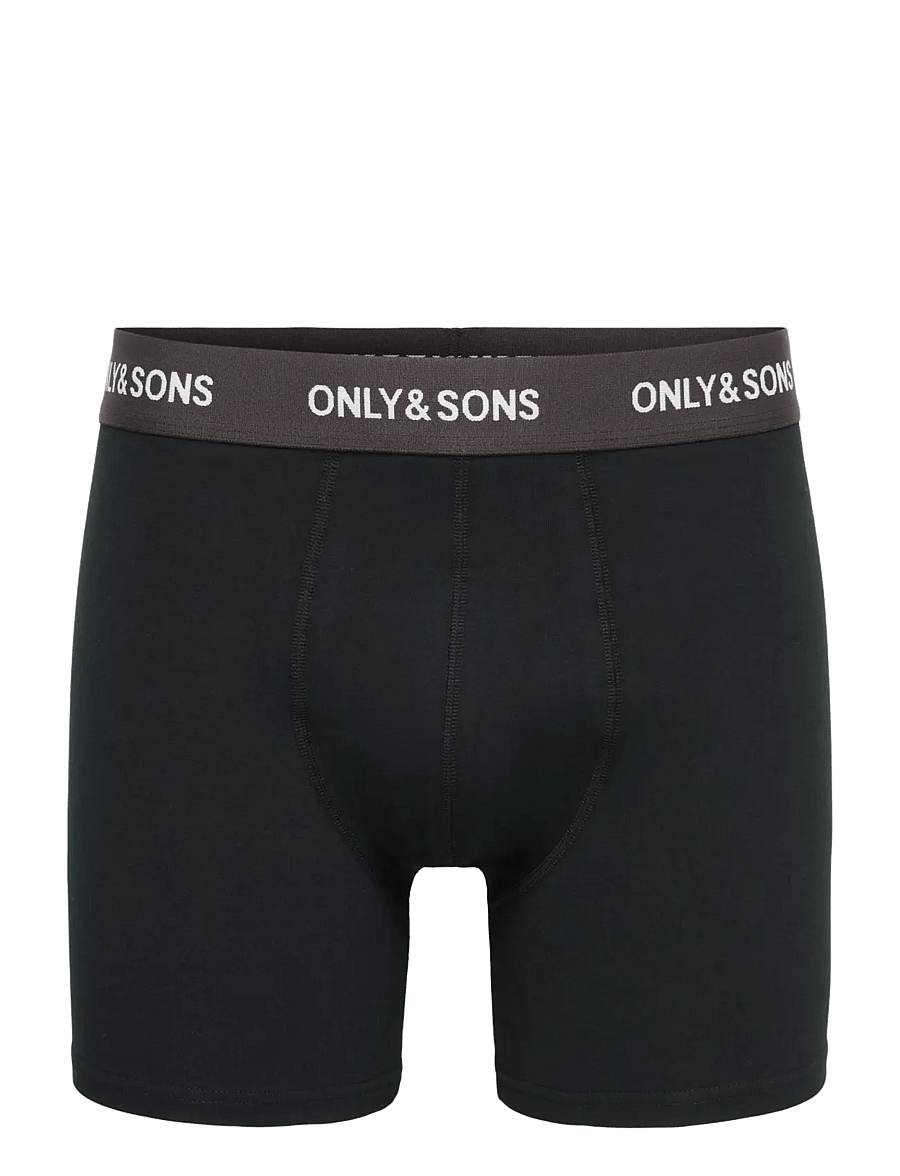 ONLY & SONS - ONSRIBER BOXER 3PACK - lühikesed bokserid - black - 3