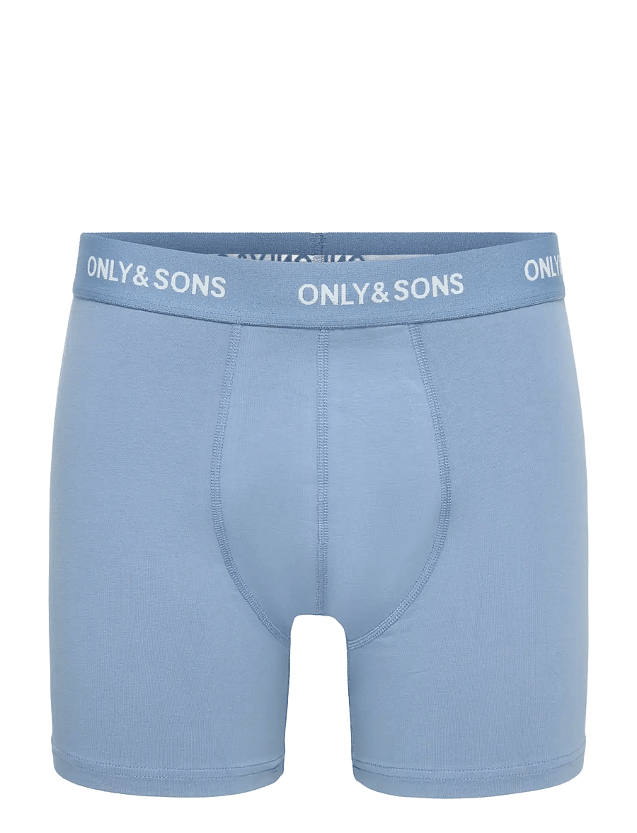 ONLY & SONS - ONSRIBER BOXER 3PACK - boxershorts - cashmere blue - 3