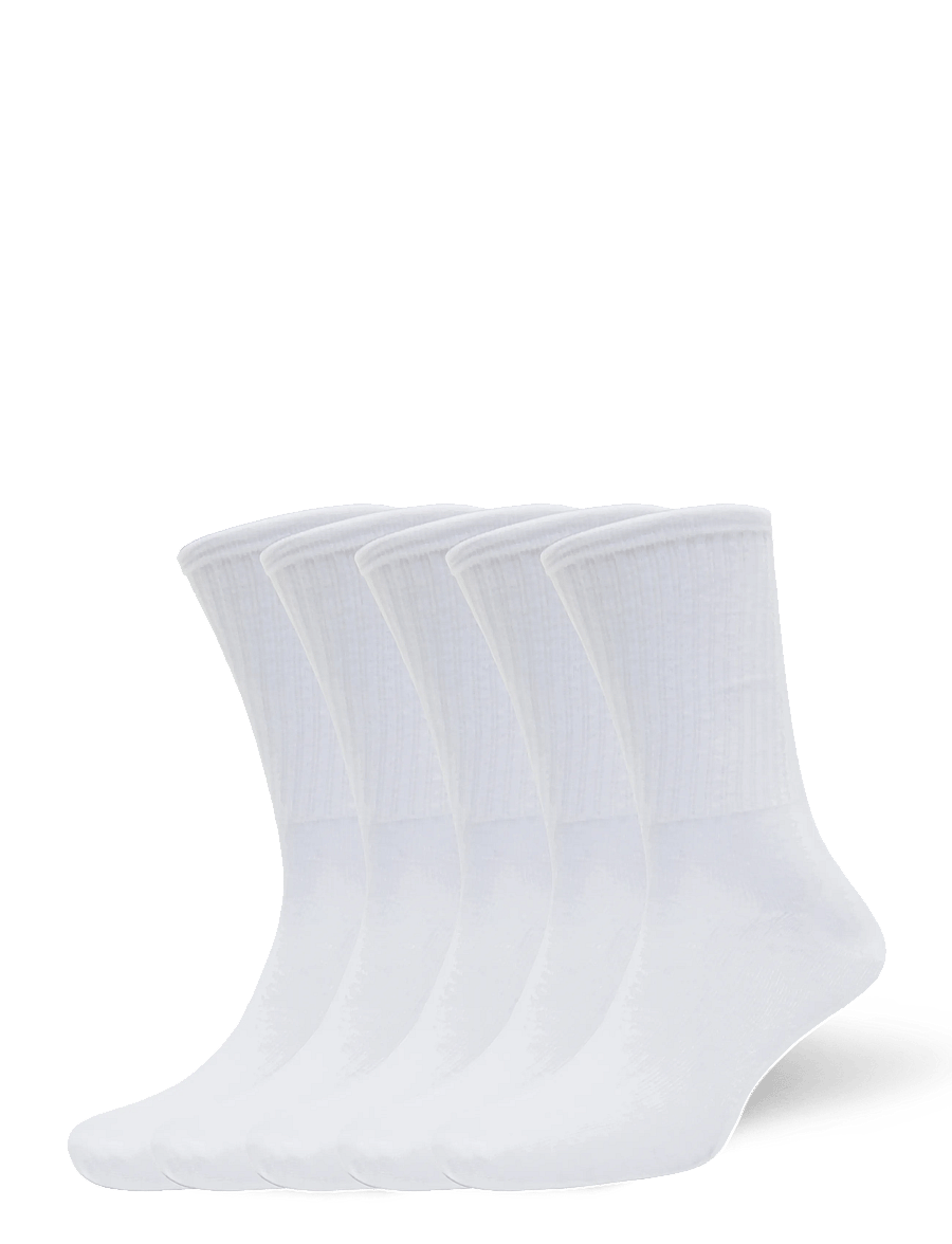 ONLY & SONS - ONSRIBER TENNIS SOCK 7PACK - skarpety za kostkę - white - 0