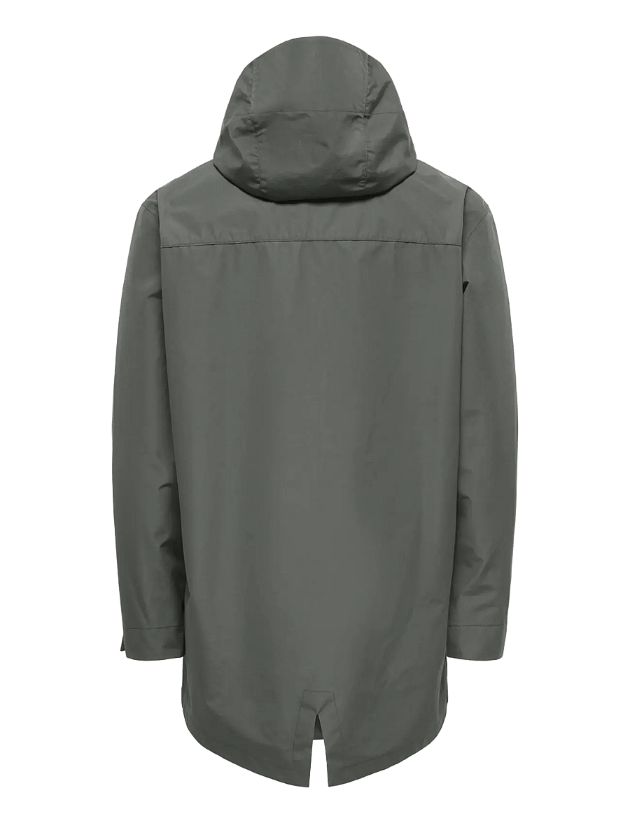 ONLY & SONS - ONSRAZ TECHNICAL SHELL JKT LONG OTW CS - parkas - castor gray - 1