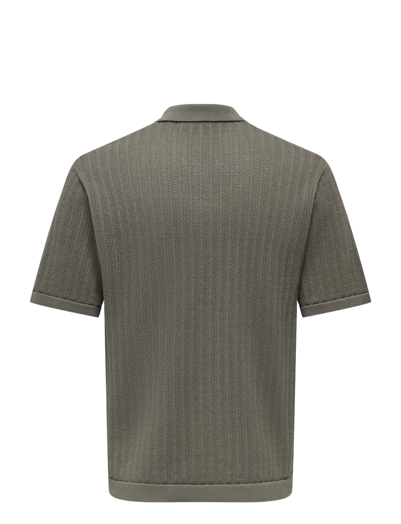 ONLY & SONS - ONSMOON SS STRUCTURE SHIRT NOOS - bungee cord - 1