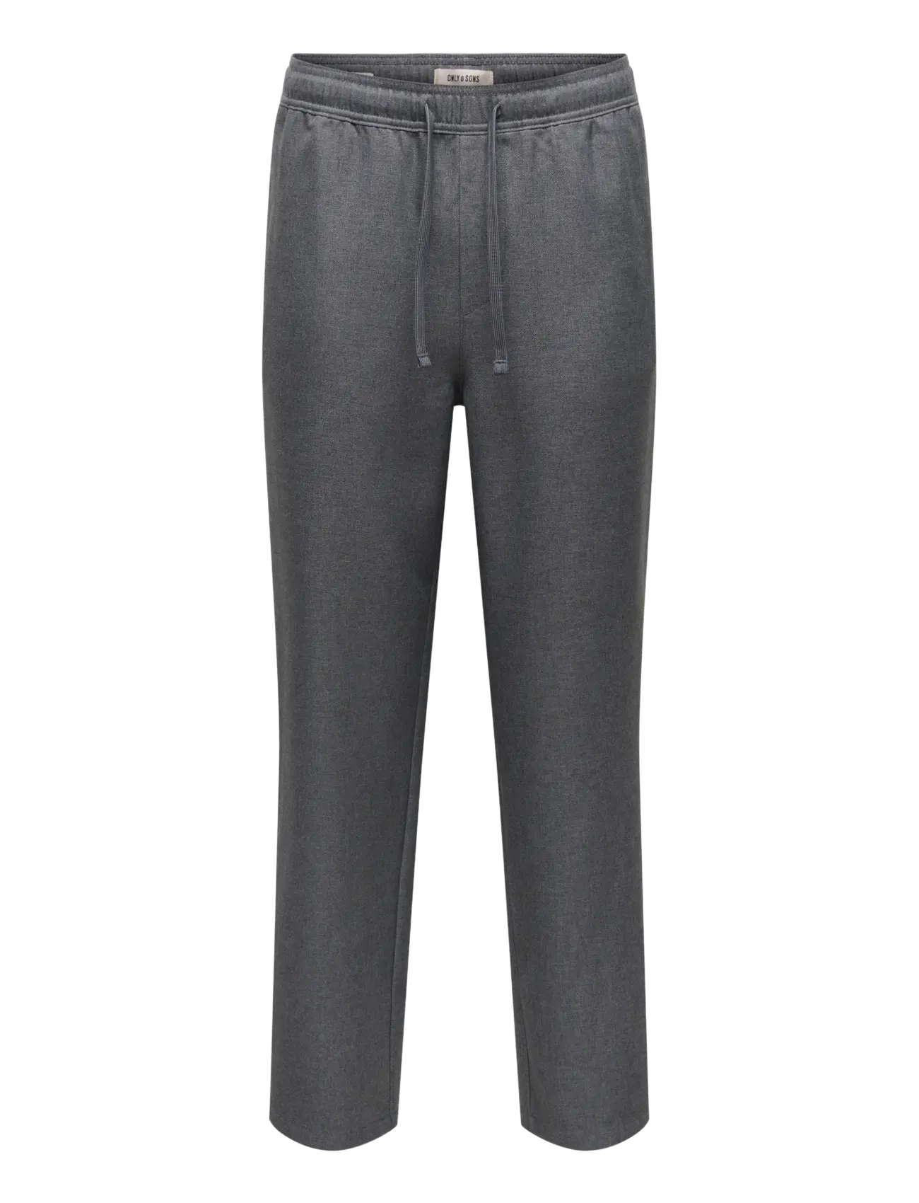 ONLY & SONS ONSTOBY LOOSE TAP BRUSH TWILL RIPO CS - Casual byxor - GREY PINSTRIPE / grey