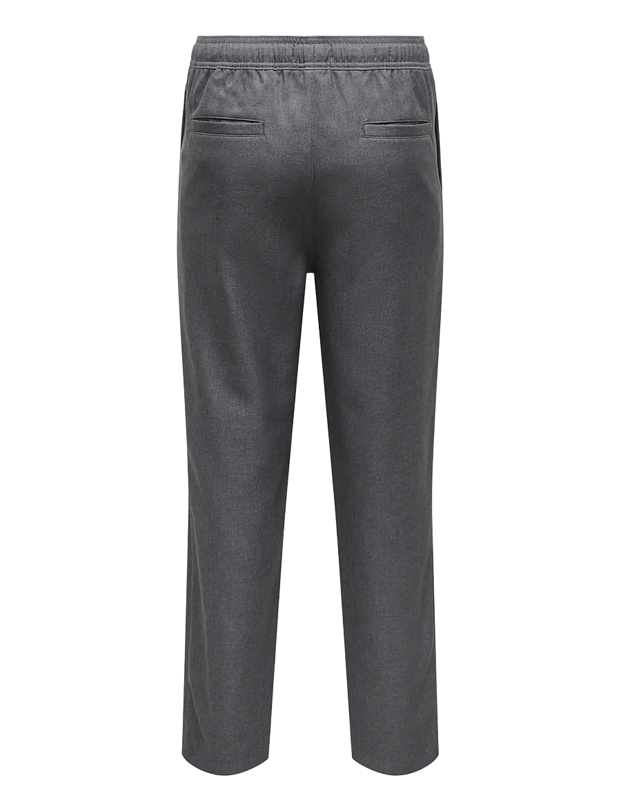 ONLY & SONS - ONSTOBY LOOSE TAP BRUSH TWILL RIPO CS - grey pinstripe - 1