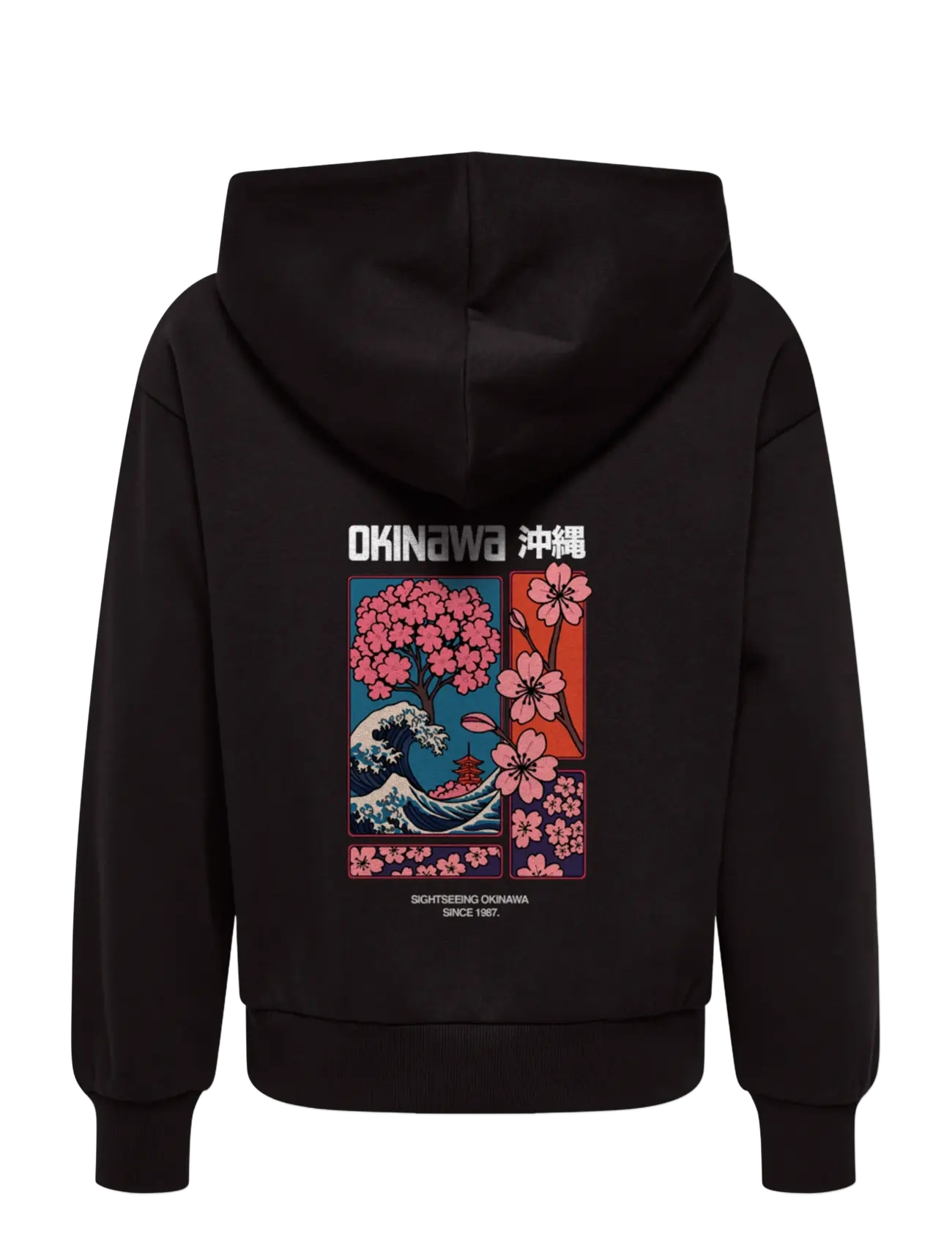 ONLY & SONS - OSJCERES PLANT LIFE RLX LS HOODIE - kapuzenpullover - black - 1