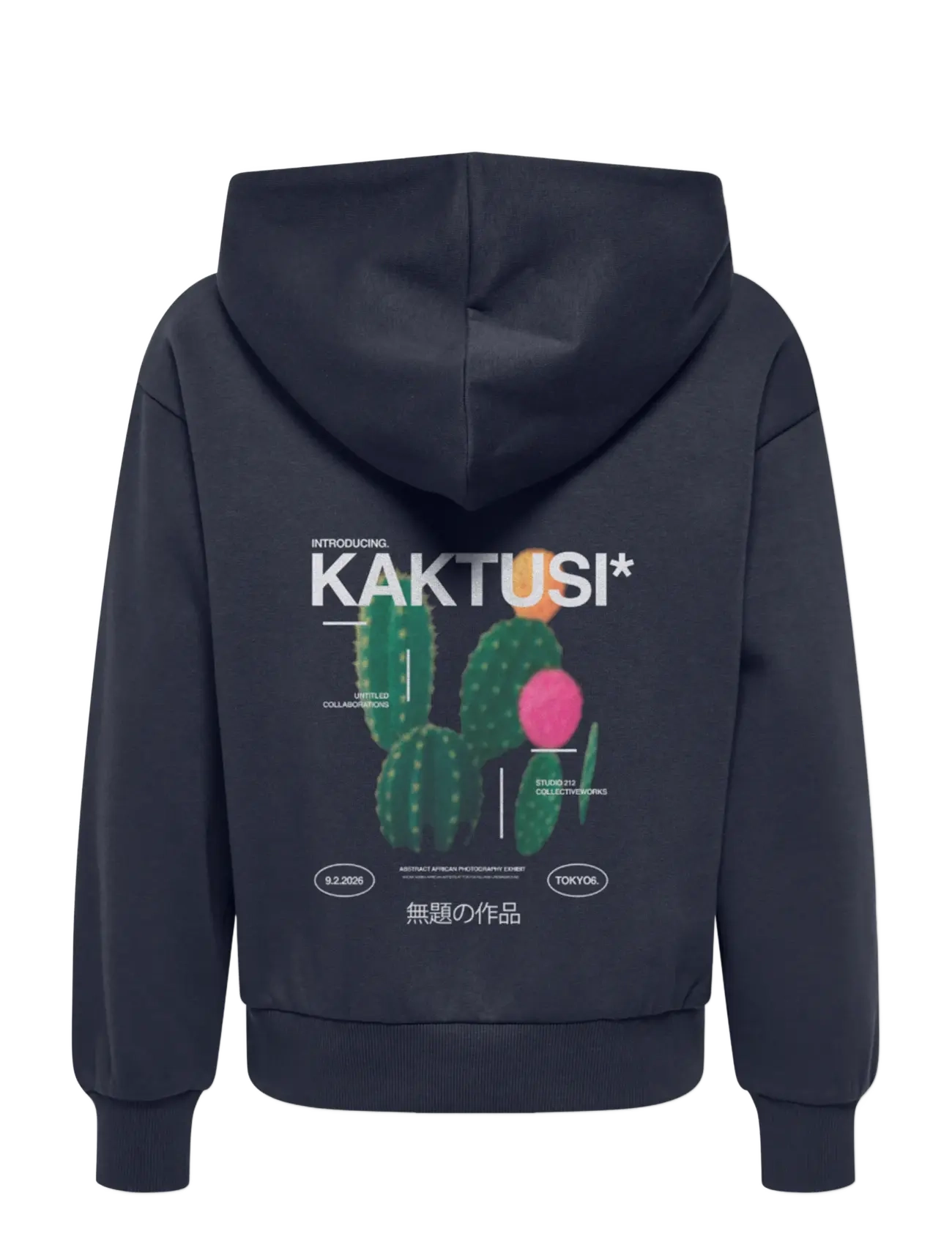 ONLY & SONS - OSJCERES PLANT LIFE RLX LS HOODIE - kapuzenpullover - blue nights - 1