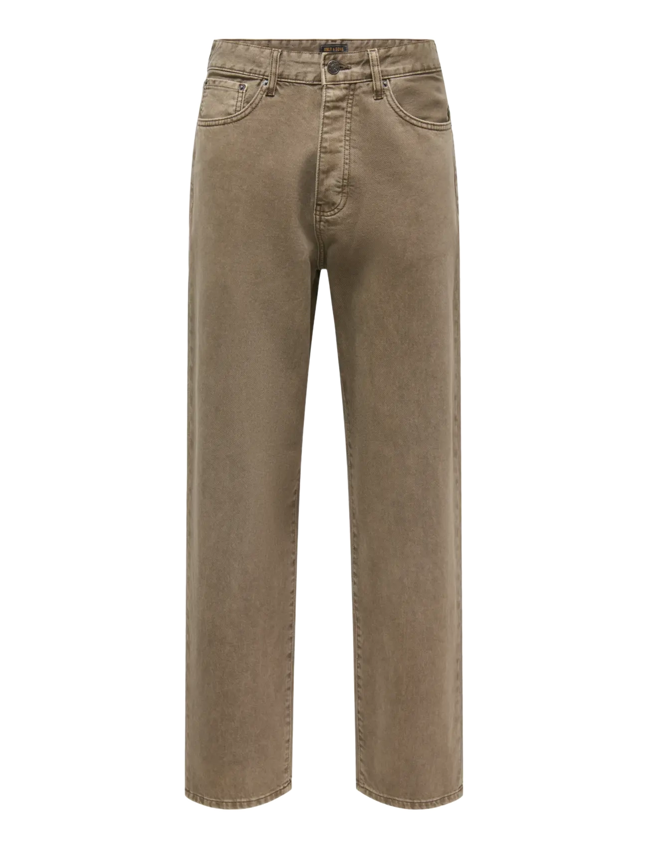 ONLY & SONS - ONSFADE LOOSE COL BOX 1427 AZG DNM KA - weite jeans - desert taupe - 1