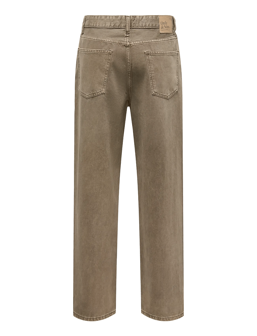 ONLY & SONS - ONSFADE LOOSE COL BOX 1427 AZG DNM KA - weite jeans - desert taupe - 2