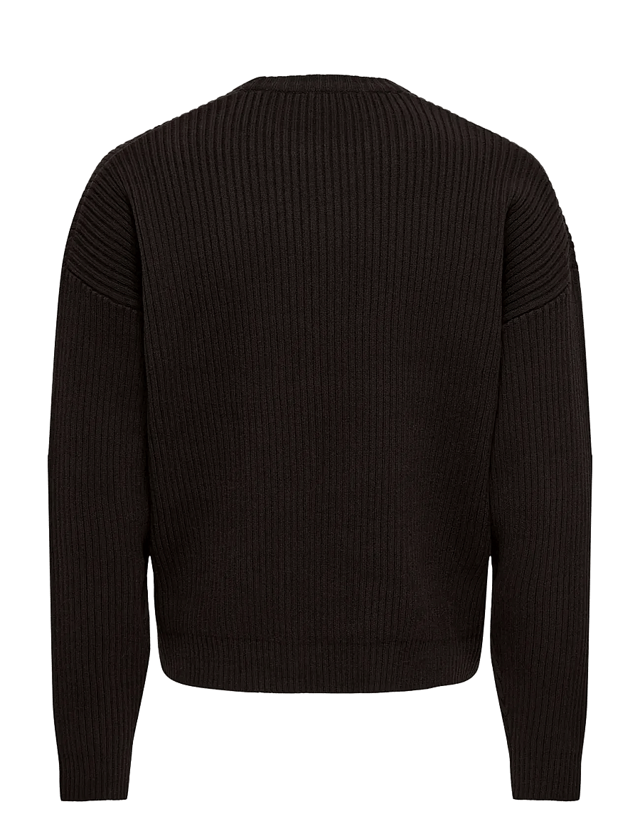 ONLY & SONS - ONSARLOK L/S CREW KNIT - rund hals - coffee bean - 2