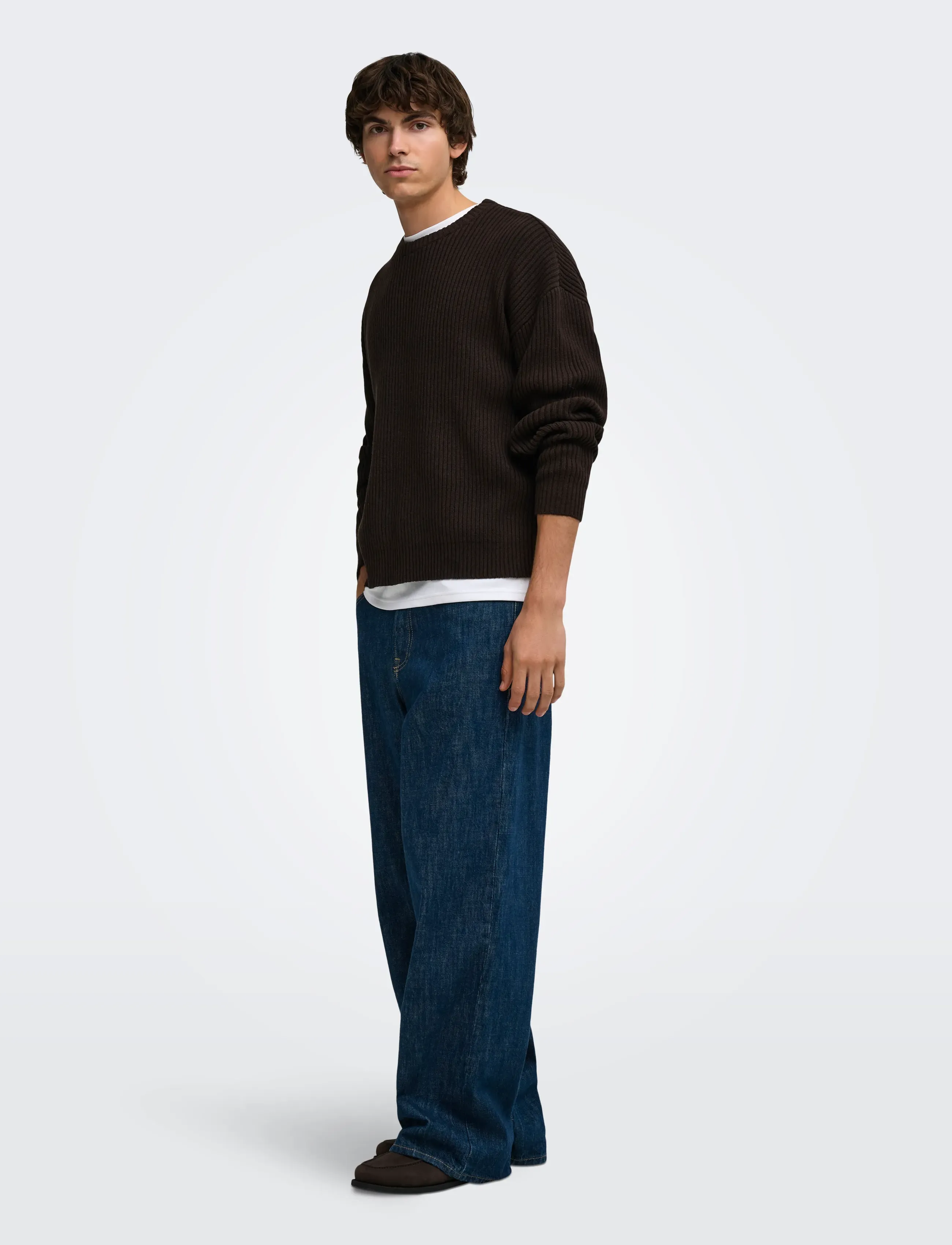 ONLY & SONS Onsarlok L/S Crew Knit stickade tröjor herr – bild 3