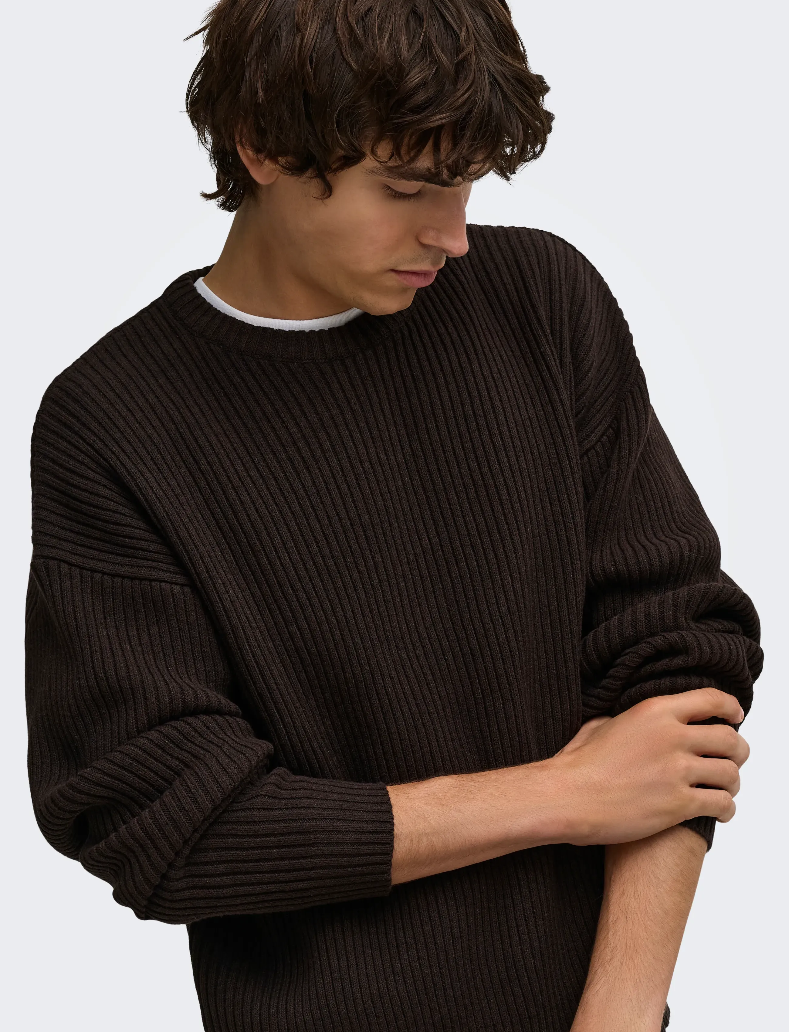 ONLY & SONS Onsarlok L/S Crew Knit stickade tröjor herr – bild 6