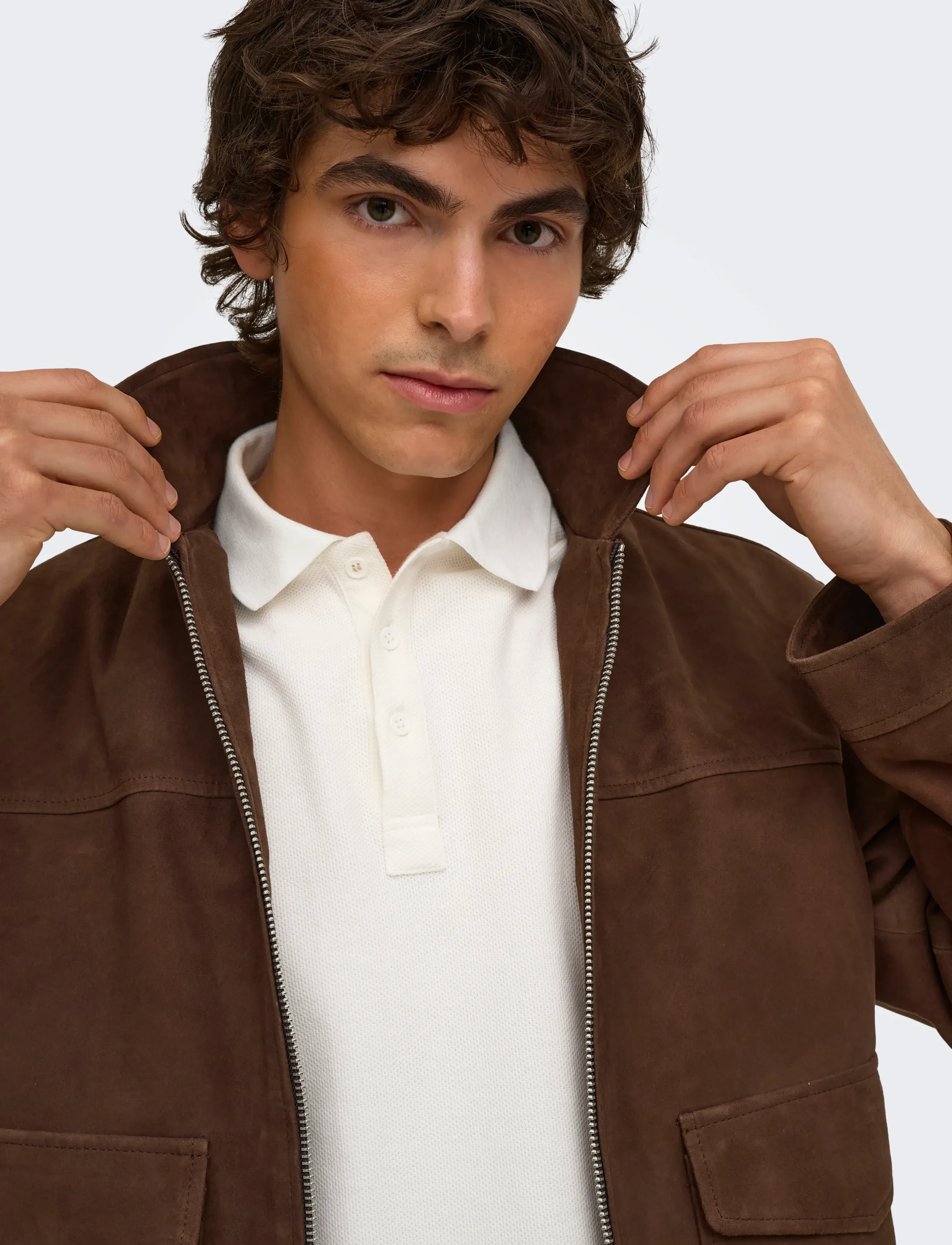 ONLY & SONS Onsnikolaj Suede Jacket Otw jackor herr – bild 6