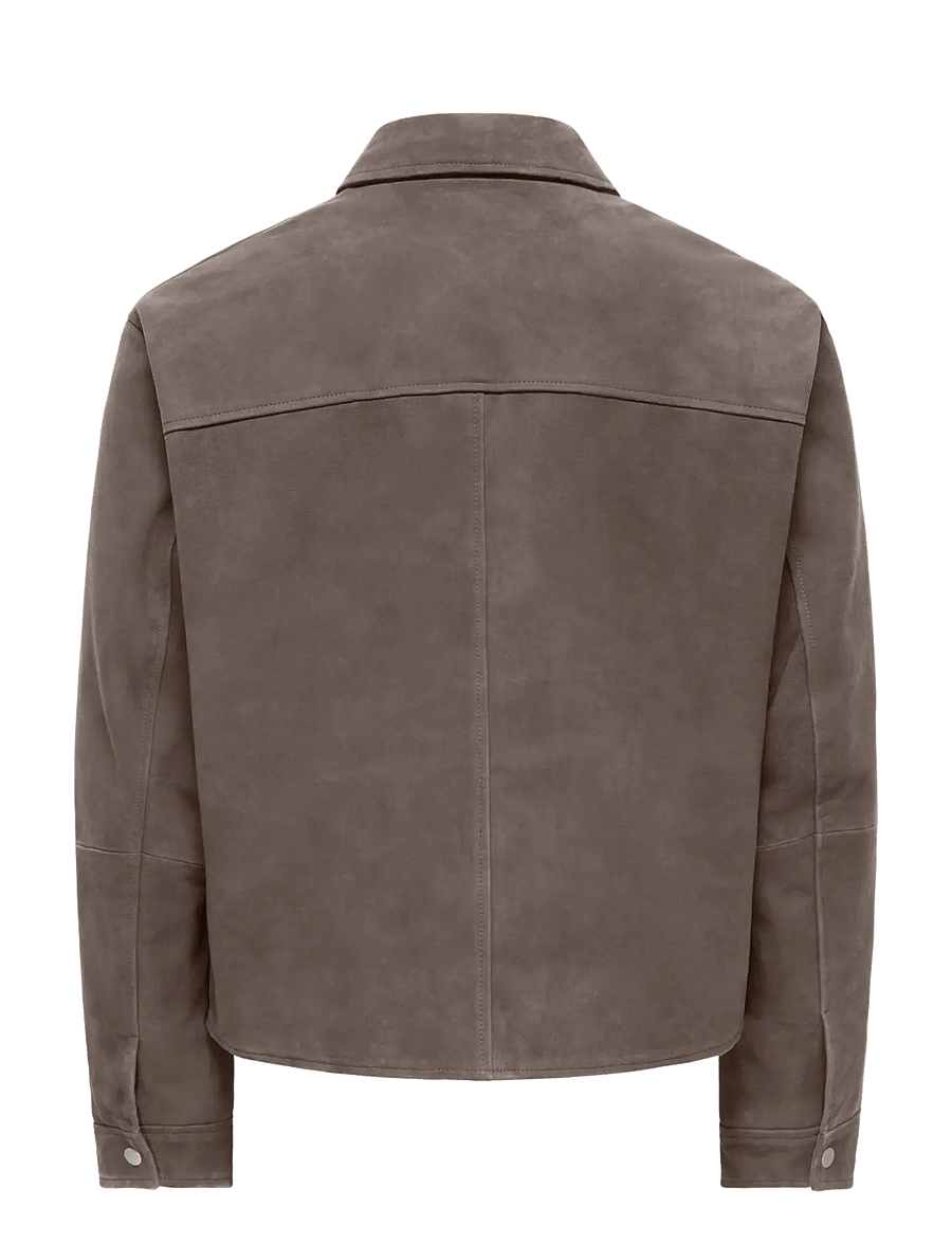 ONLY & SONS - ONSNIKOLAJ SUEDE JACKET OTW - falcon - 1