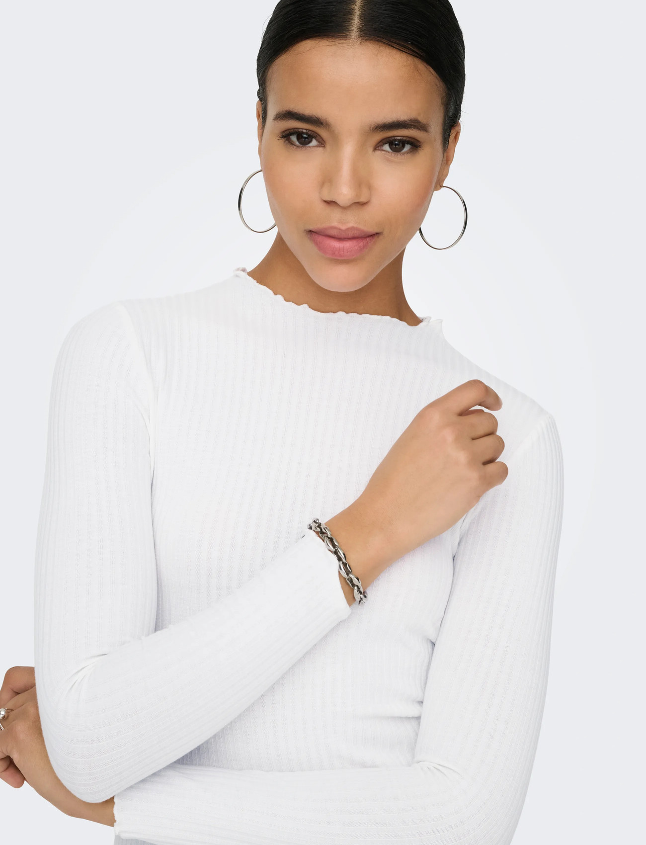 ONLY Onlemma L/S High Neck Top långärmade t-shirt dam – bild 9