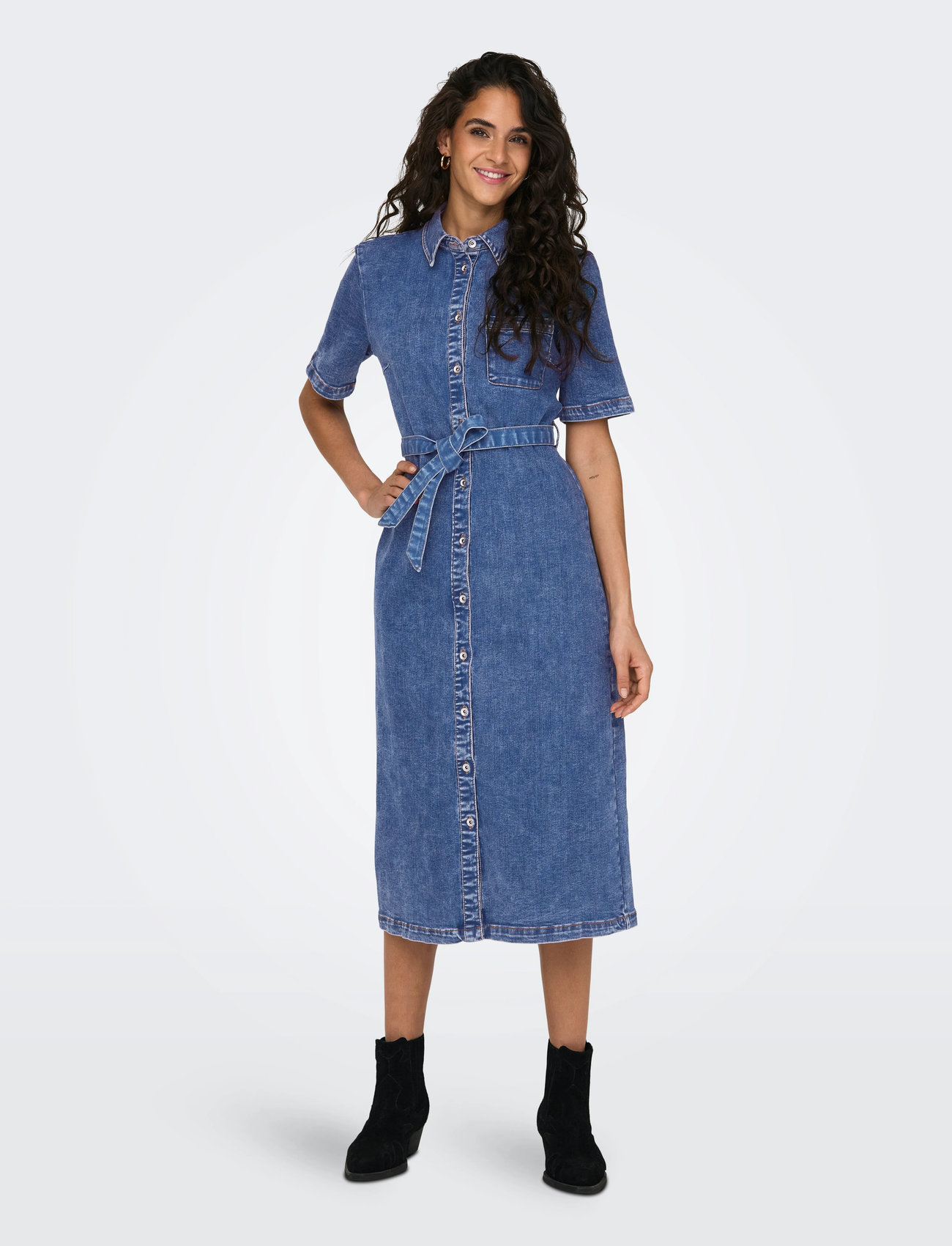 ONLY Onllana Ss Long Dress Dnm midiklänningar dam – bild 4