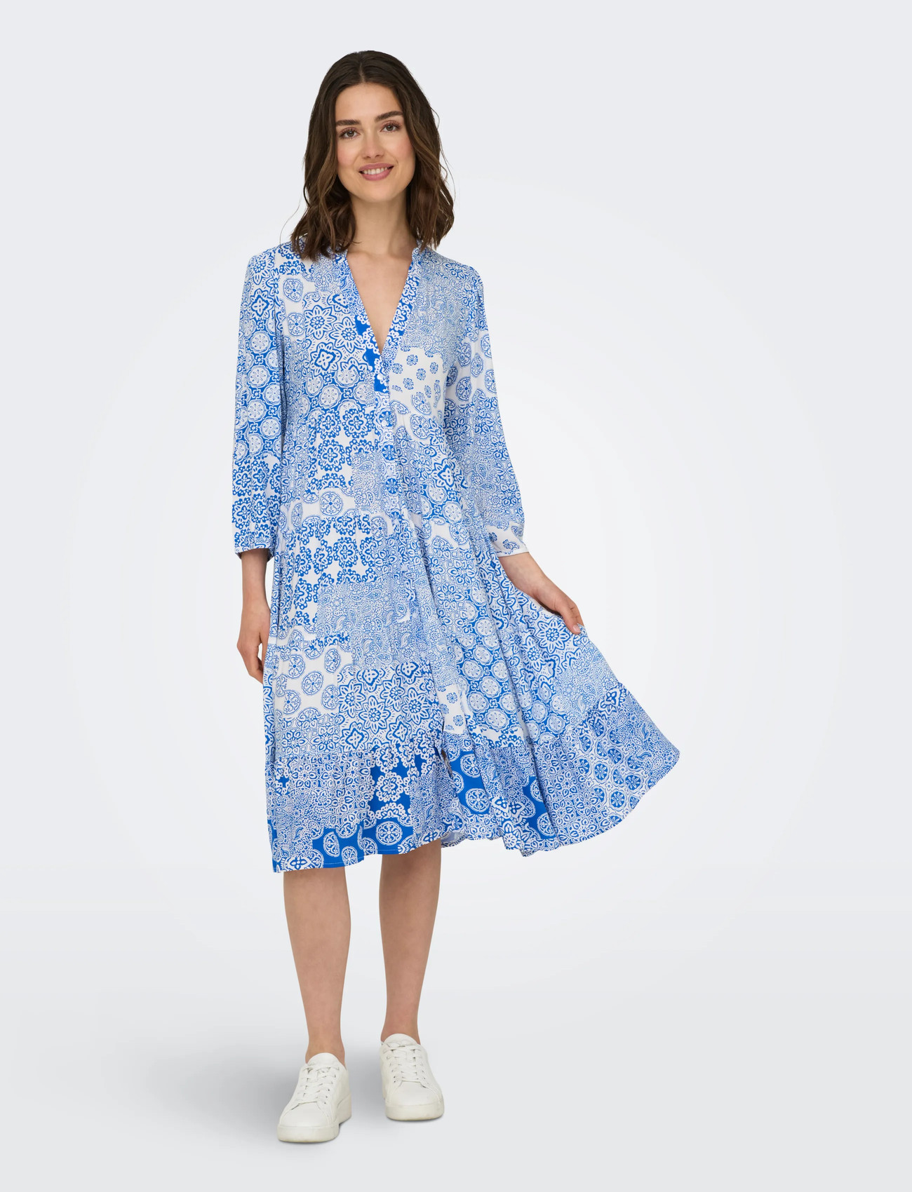 ONLY Onlmilana 7/8 Dress Wvn Noos - - XS 1
