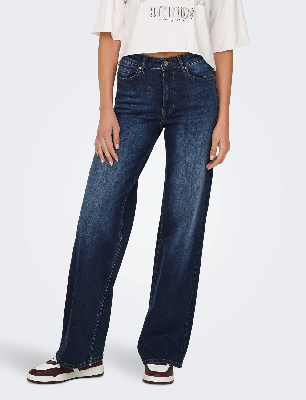 ONLY Onlmadison Blush Hw Wide Dnm Rea081 Noos - - XS x 30 1