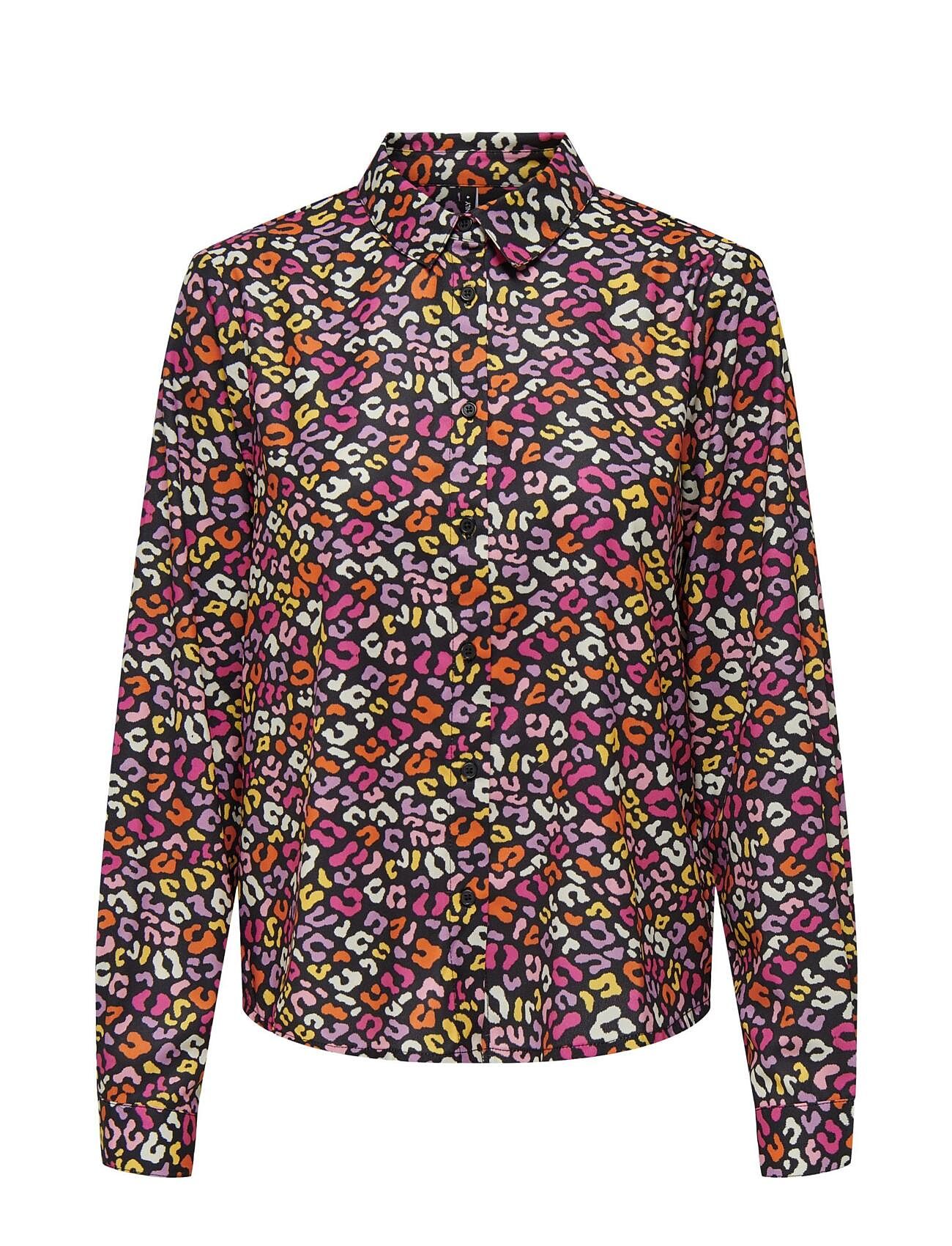 ONLY Onlolivia L/S Shirt Ex Ptm - Black - XS