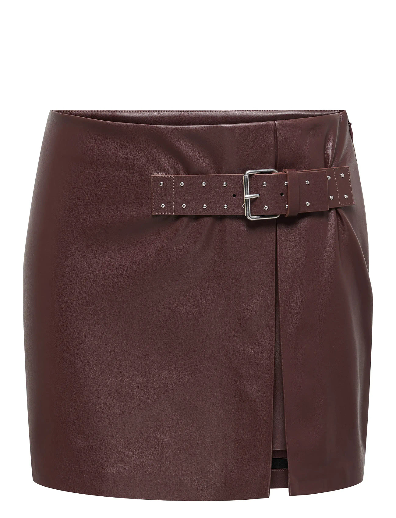 ONLY Onlcassidy Faux Leather Skirt Otw - Brown - XS
