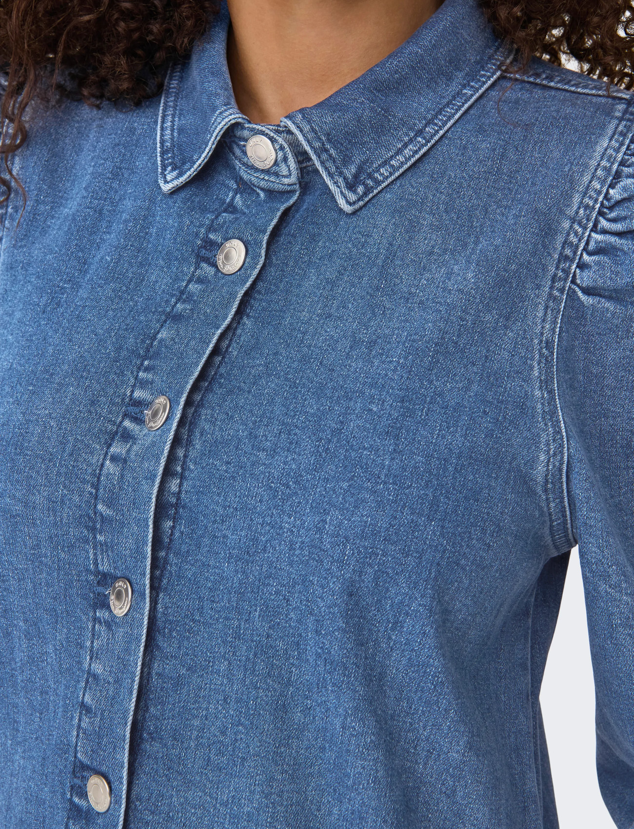 ONLY Onlalma L/S Dress DNM skjortklänningar dam – bild 10