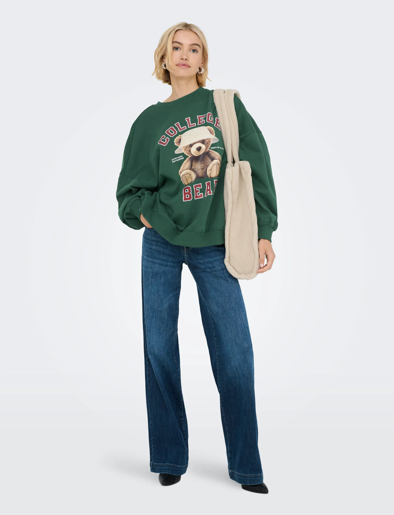 Onlbila L/S BEAR O-NECK SWT 8