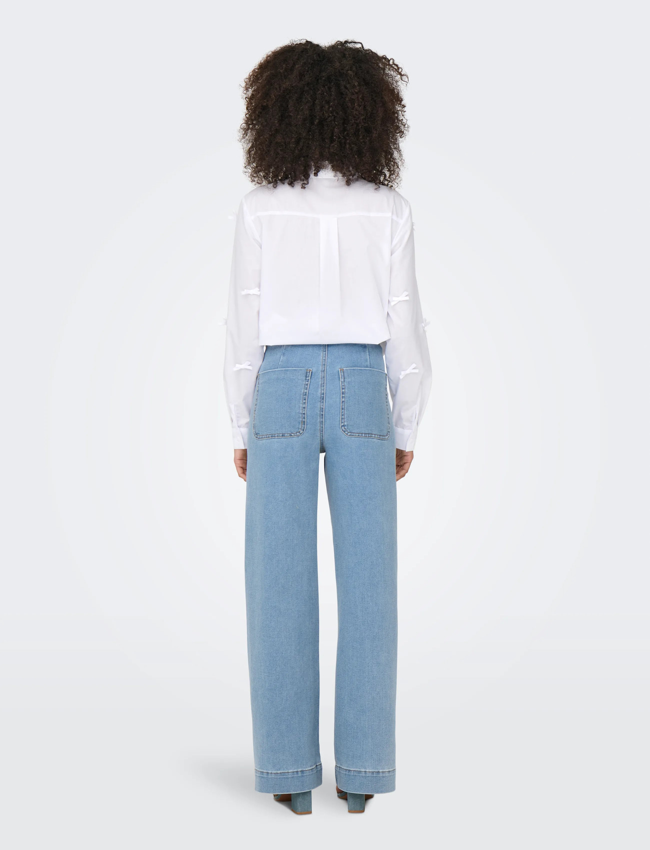 ONLY Onlmadeline Hw Wd Pocket Dnm jeans dam – bild 7