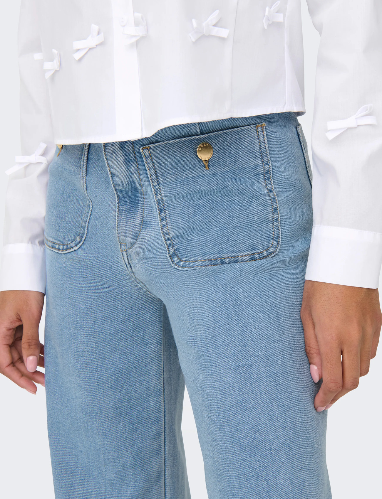 ONLY Onlmadeline Hw Wd Pocket Dnm jeans dam – bild 9