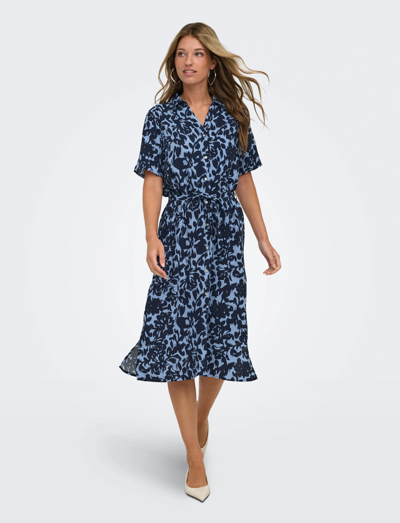 ONLY Onlyasmin S/S Shirt Dress Wvn Noos - - S 1