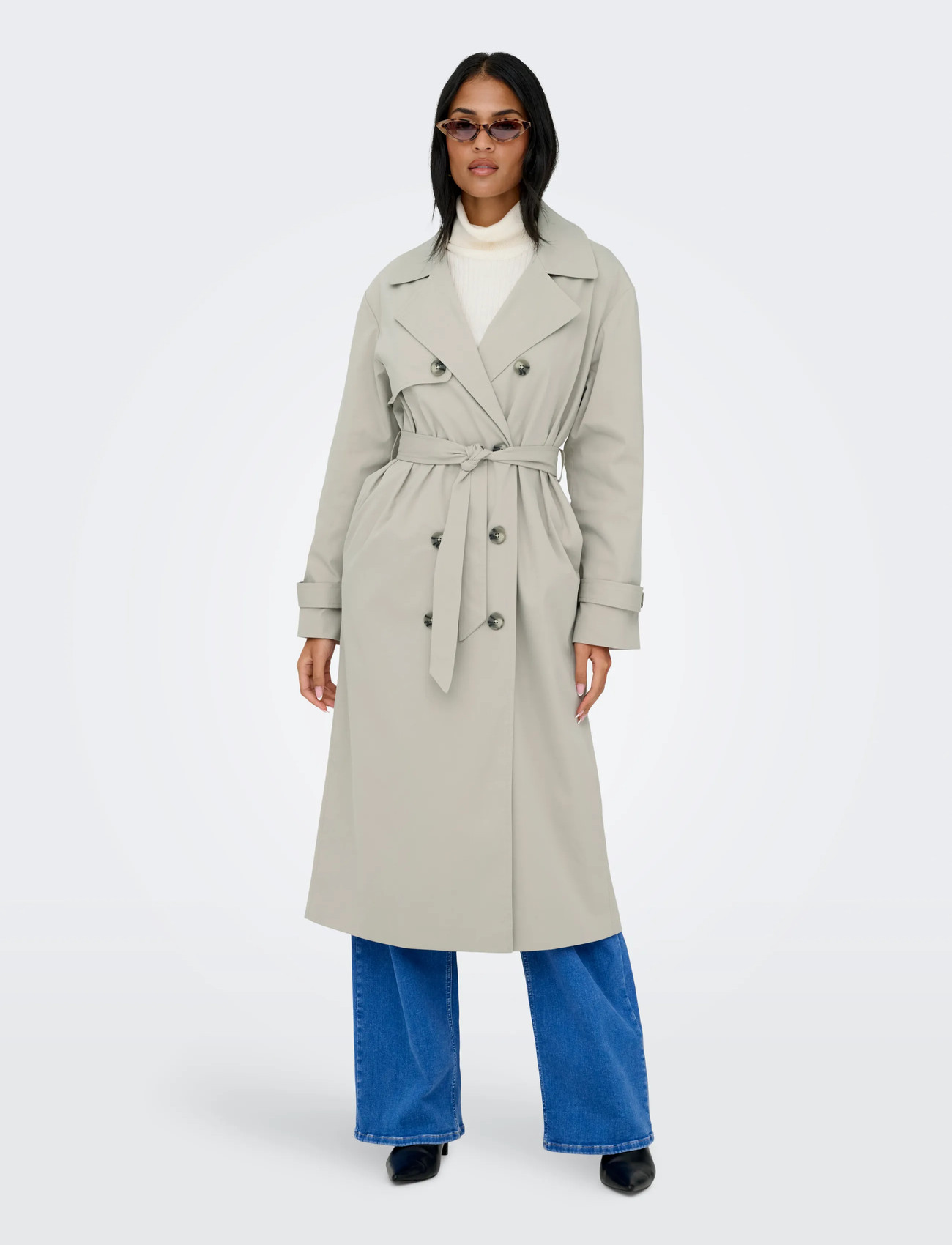 ONLY Onldisa Life Long Trenchcoat Cc Otw - - L 1