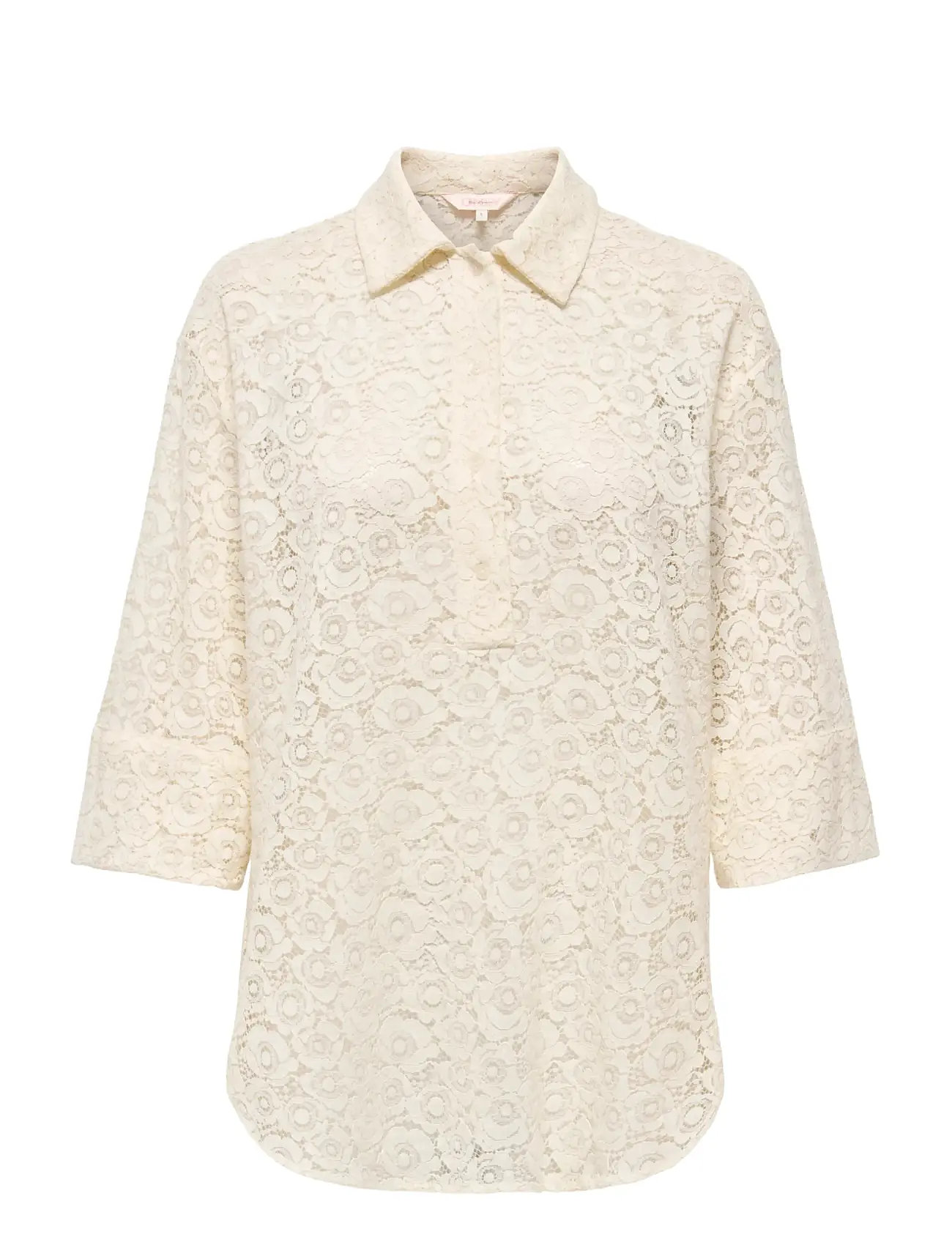 ONLY Onlrao 3/4 LACE SHIRT WVN blusar dam – bild 5